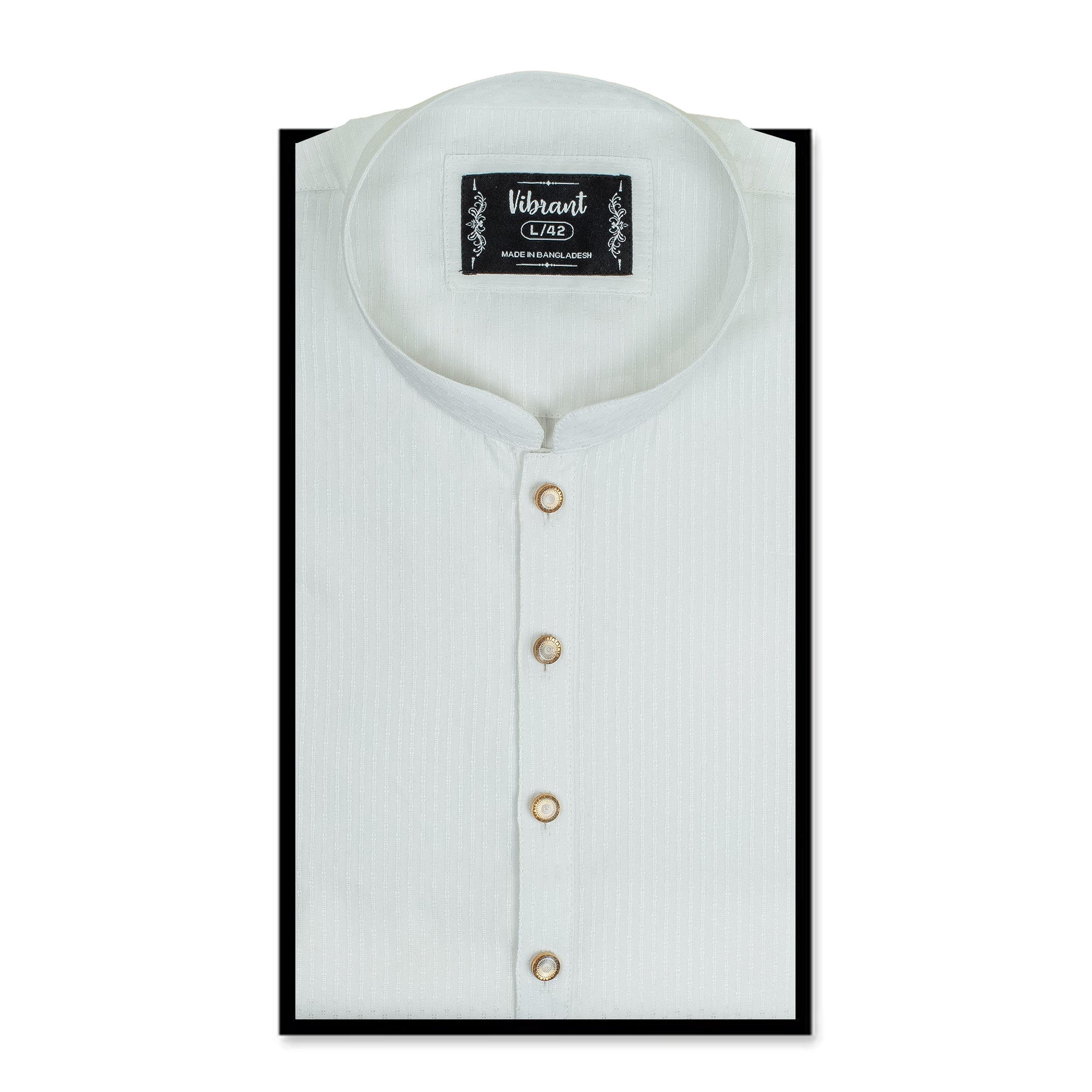 MEN WHITE PANJABI - Vibrantbd.com