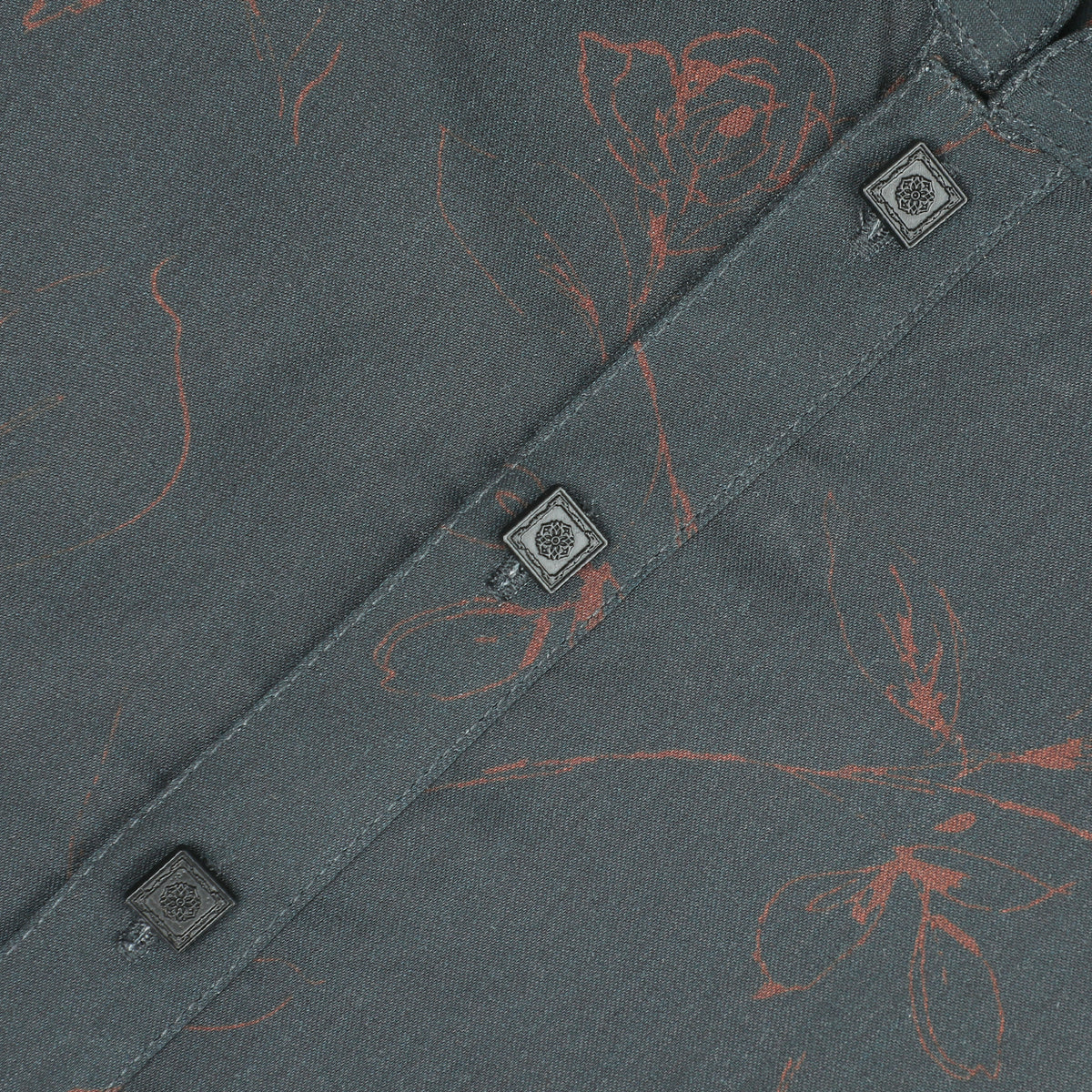 VIBRANT PRINTED COTTON PANJABI - Vibrantbd.com