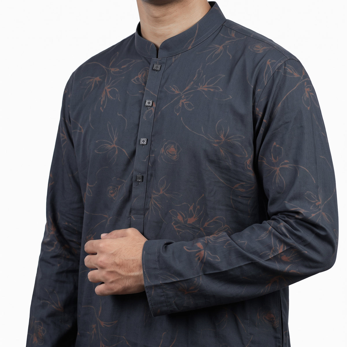 VIBRANT PRINTED COTTON PANJABI