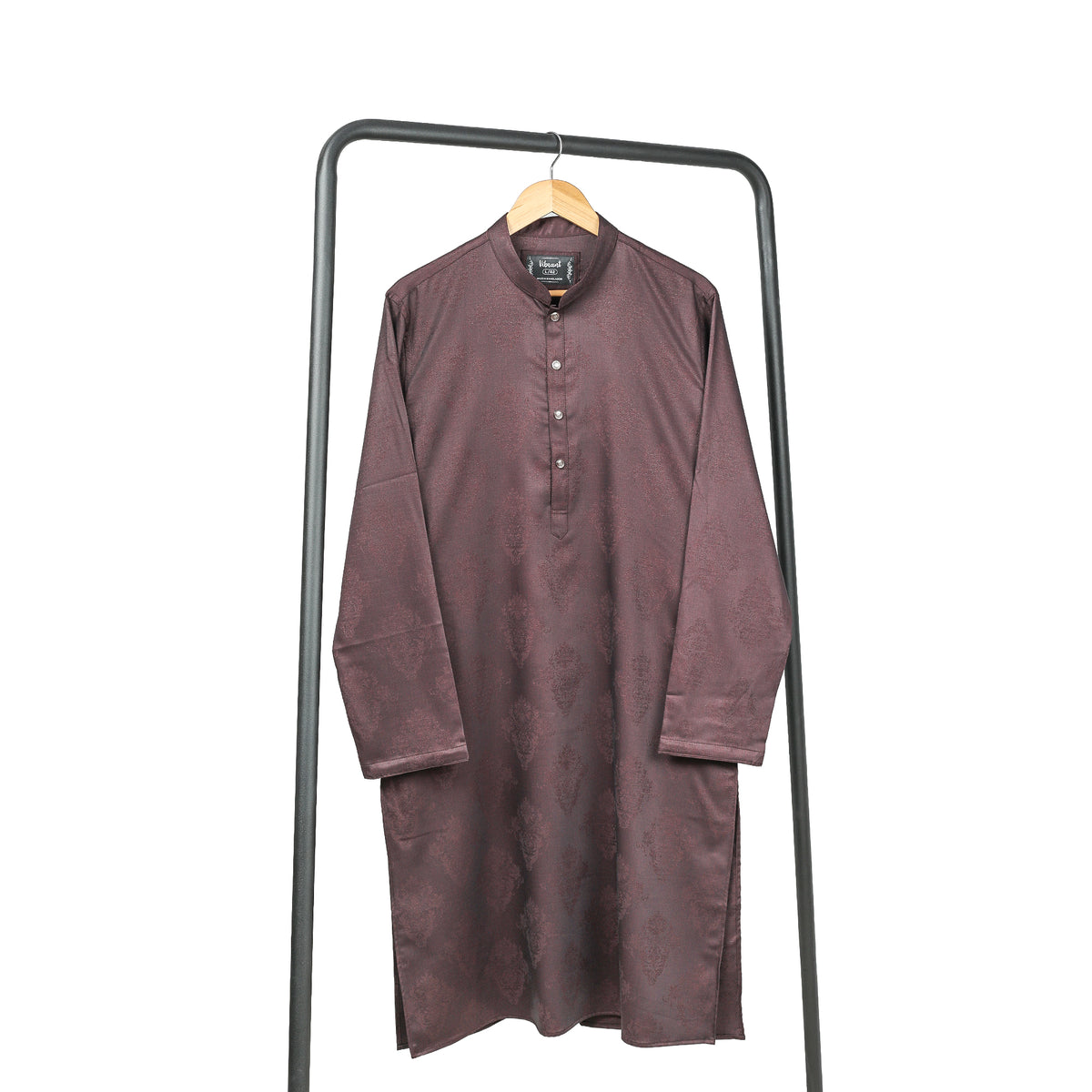 VIBRANT MEN'S JACQUARD PRINT BLENDED COTTON PANJABI - Vibrantbd.com