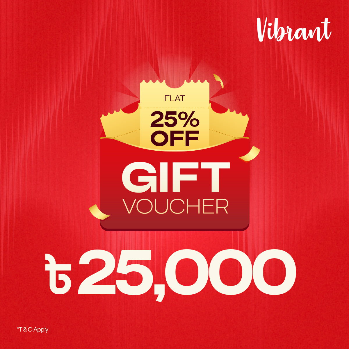 VIBRANT GIFT VOUCHER 25000 - Vibrantbd.com