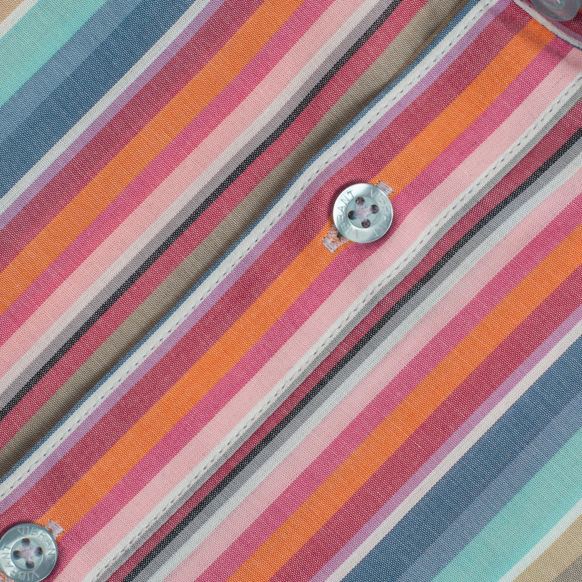 MULTI COLOR STRIPED MEN HALF SLEEVE SHIRT - Vibrantbd.com