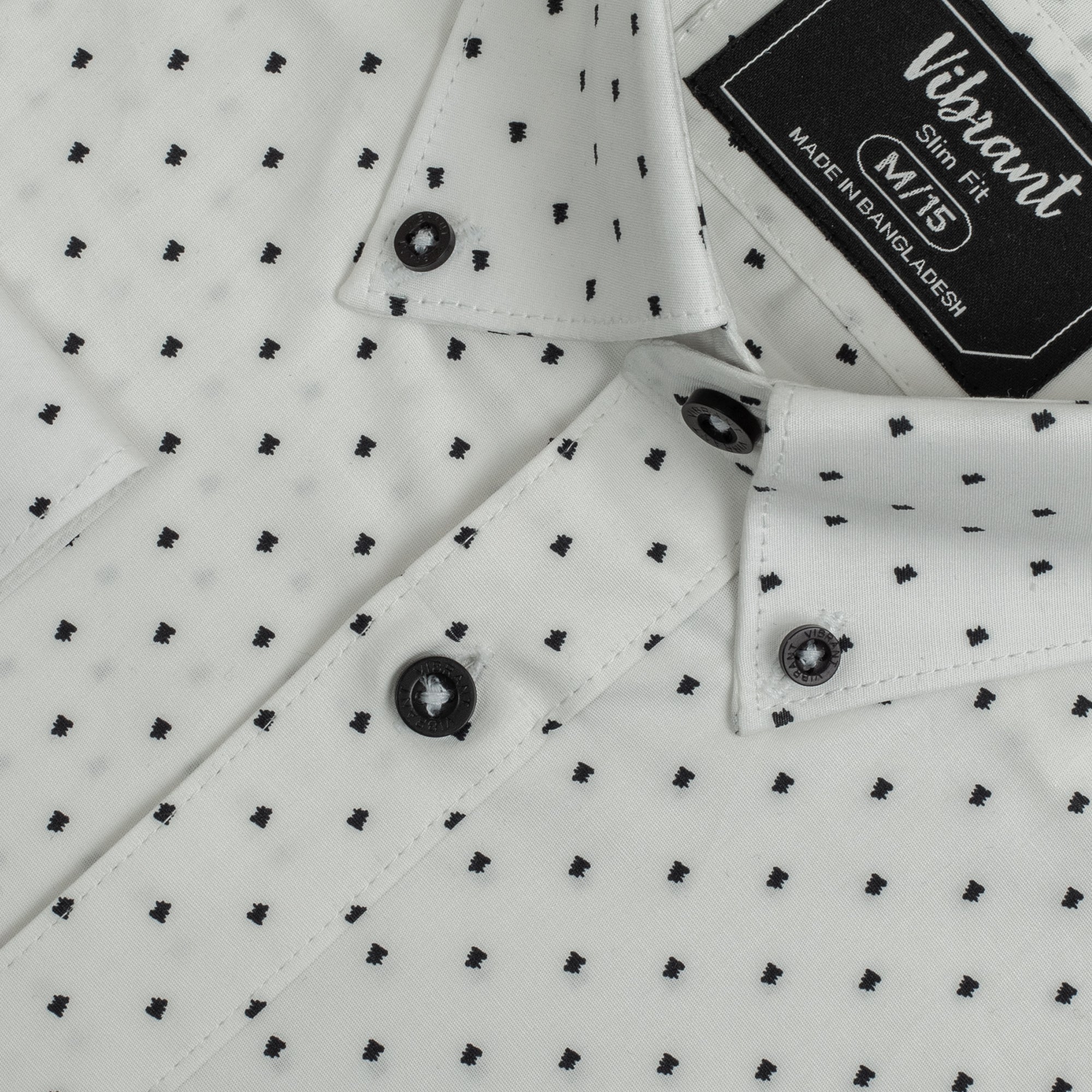 VIBRANT MICRO PRINT SLIM FIT MEN’S FORMAL SHIRT