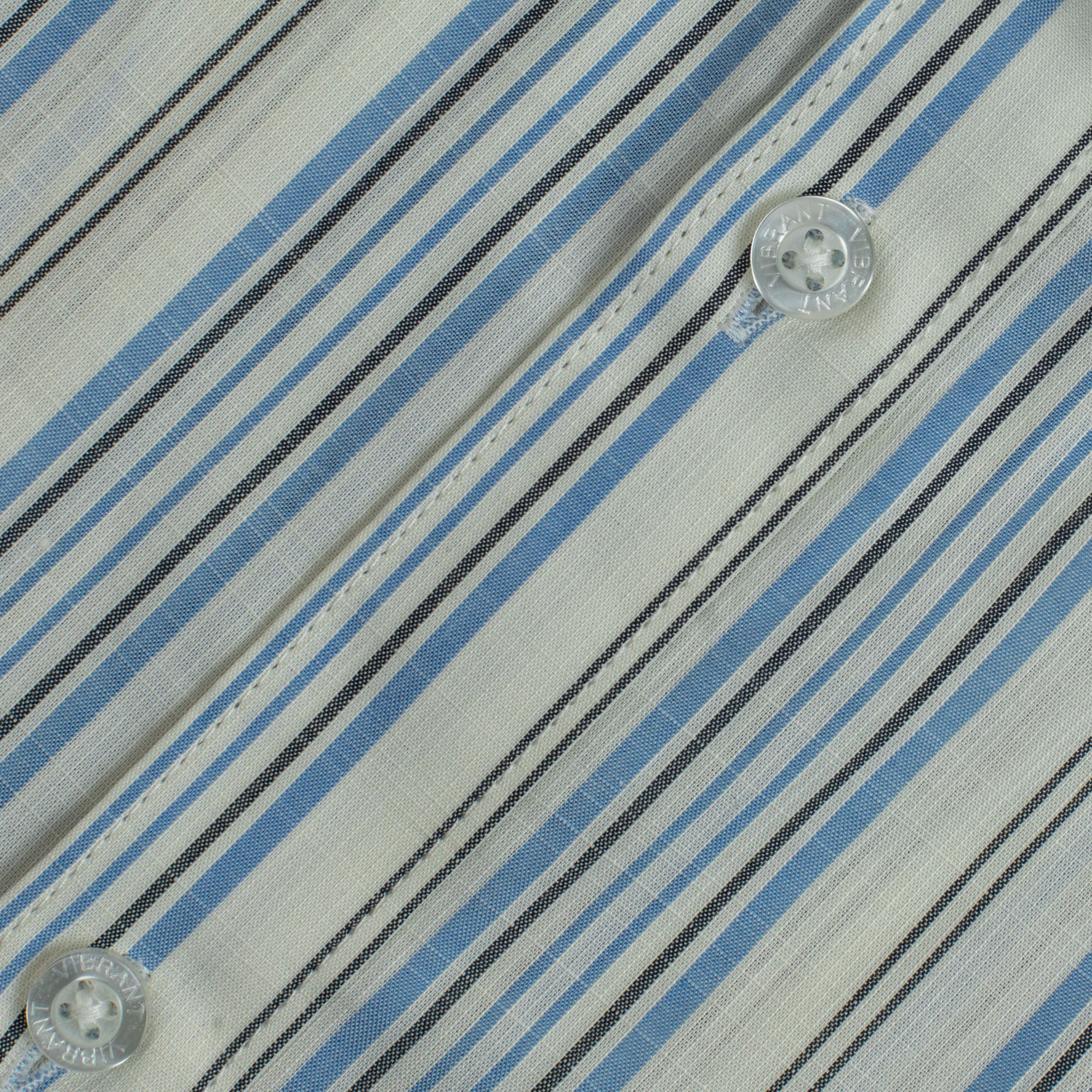 WHITE & BLUE COLOR STRIPED MEN FULL SLEEVE SHIRT - Vibrantbd.com