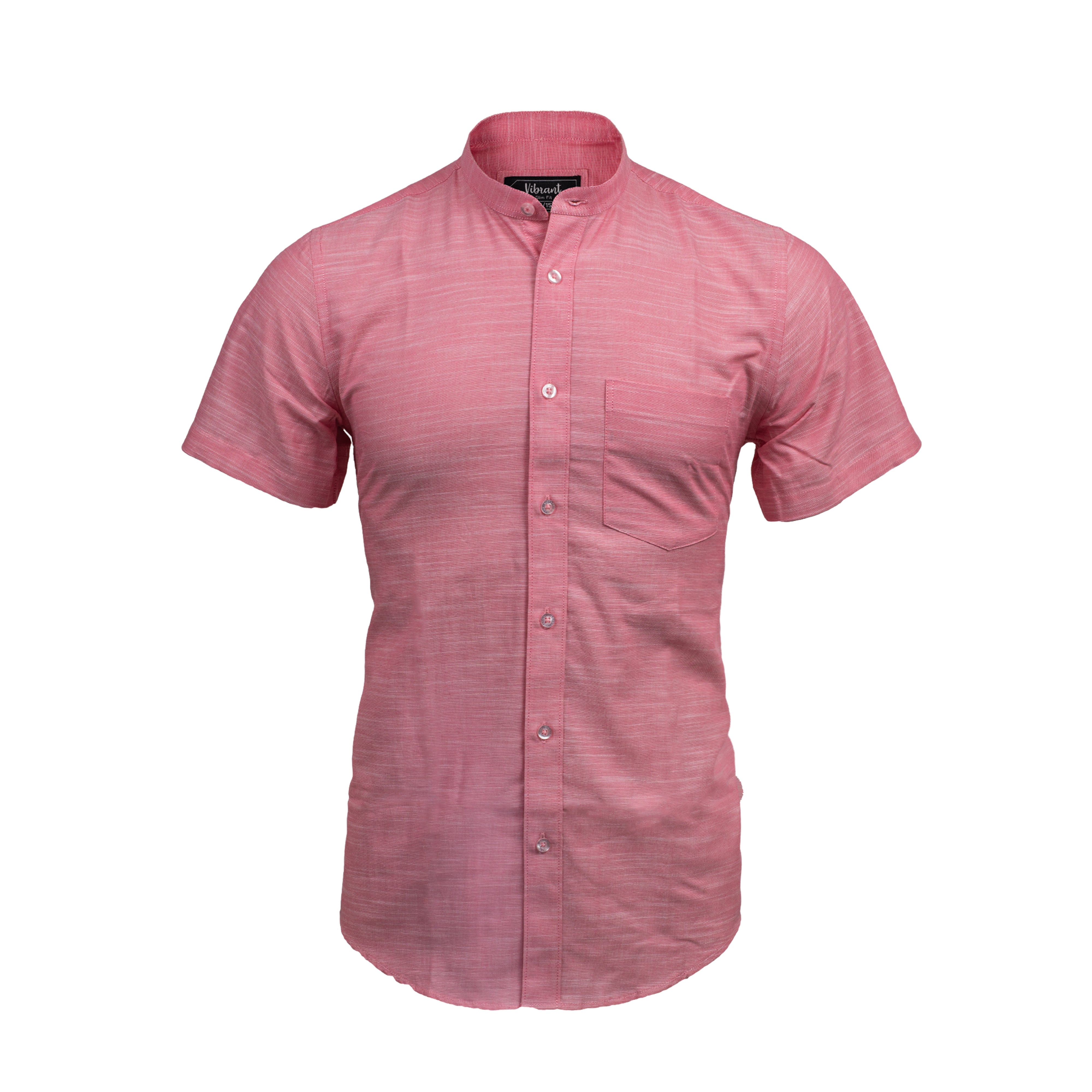 MEN BAND COLLAR SHIRT - Vibrantbd.com