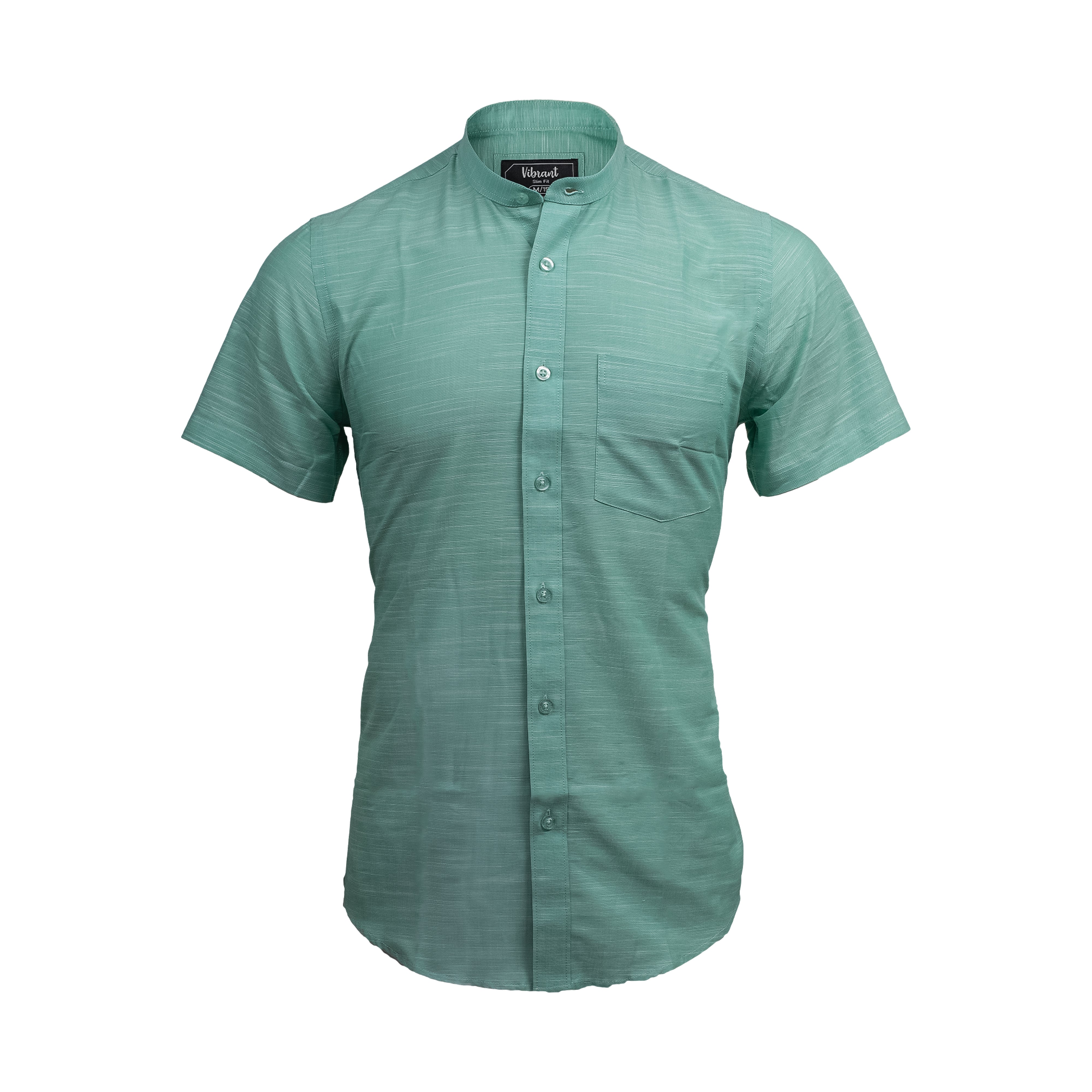 MEN BAND COLLAR SHIRT - Vibrantbd.com