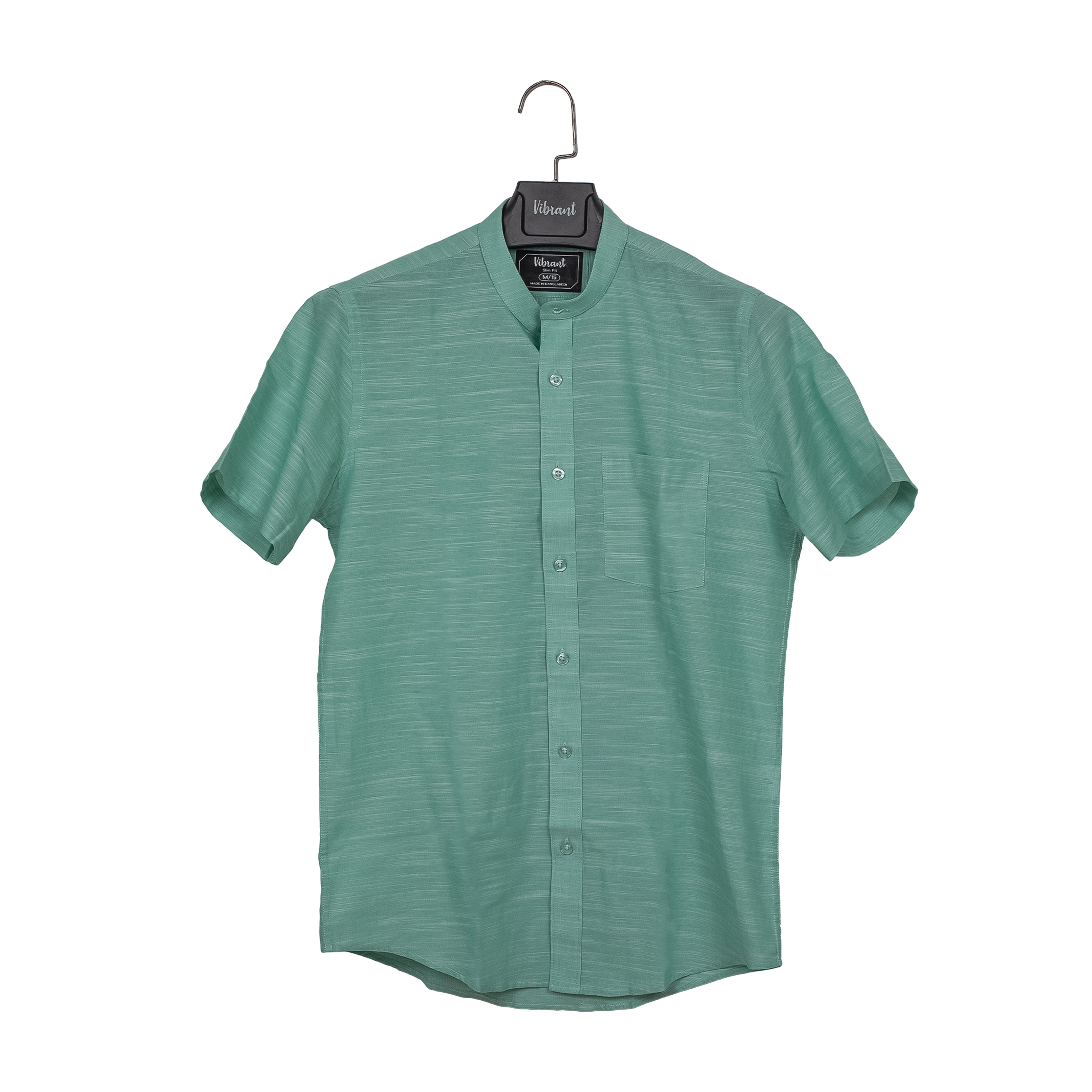 MEN BAND COLLAR SHIRT - Vibrantbd.com