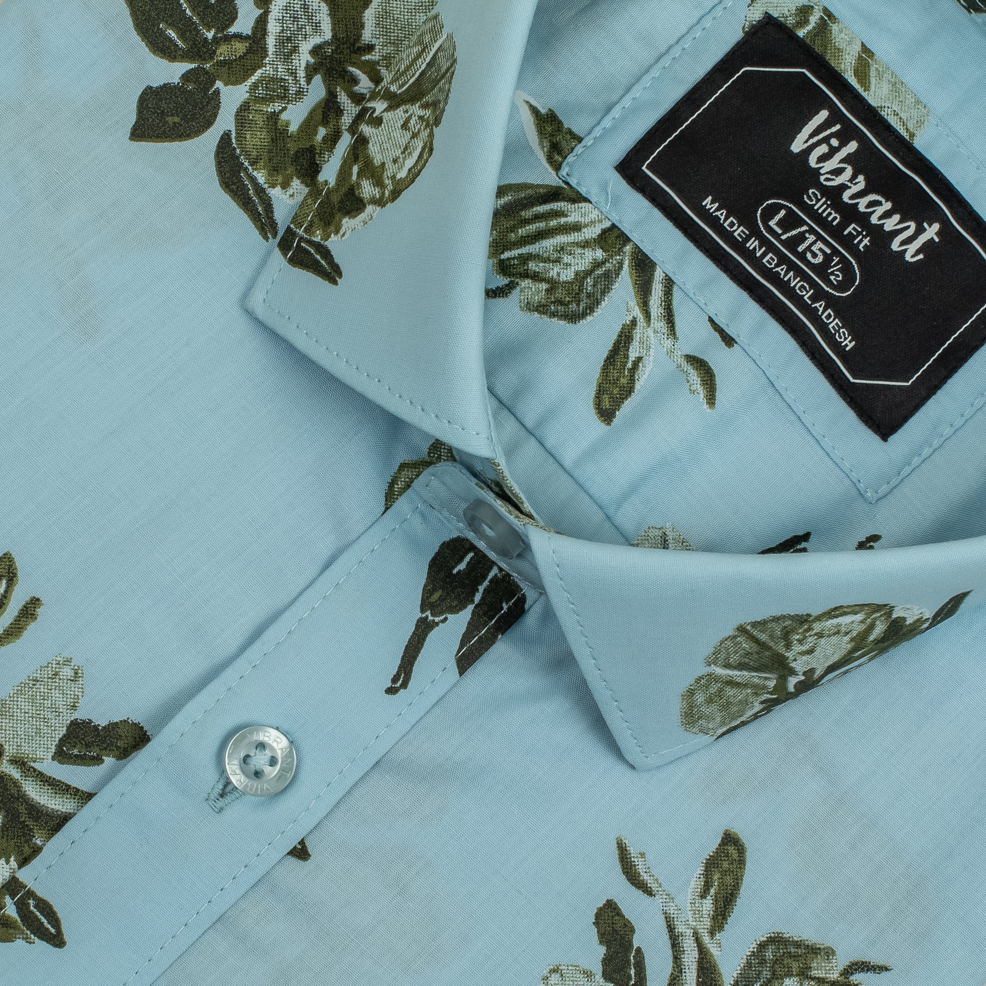 MEN HALF SLEEVE FLORAL PRINTED SHIRT - Vibrantbd.com