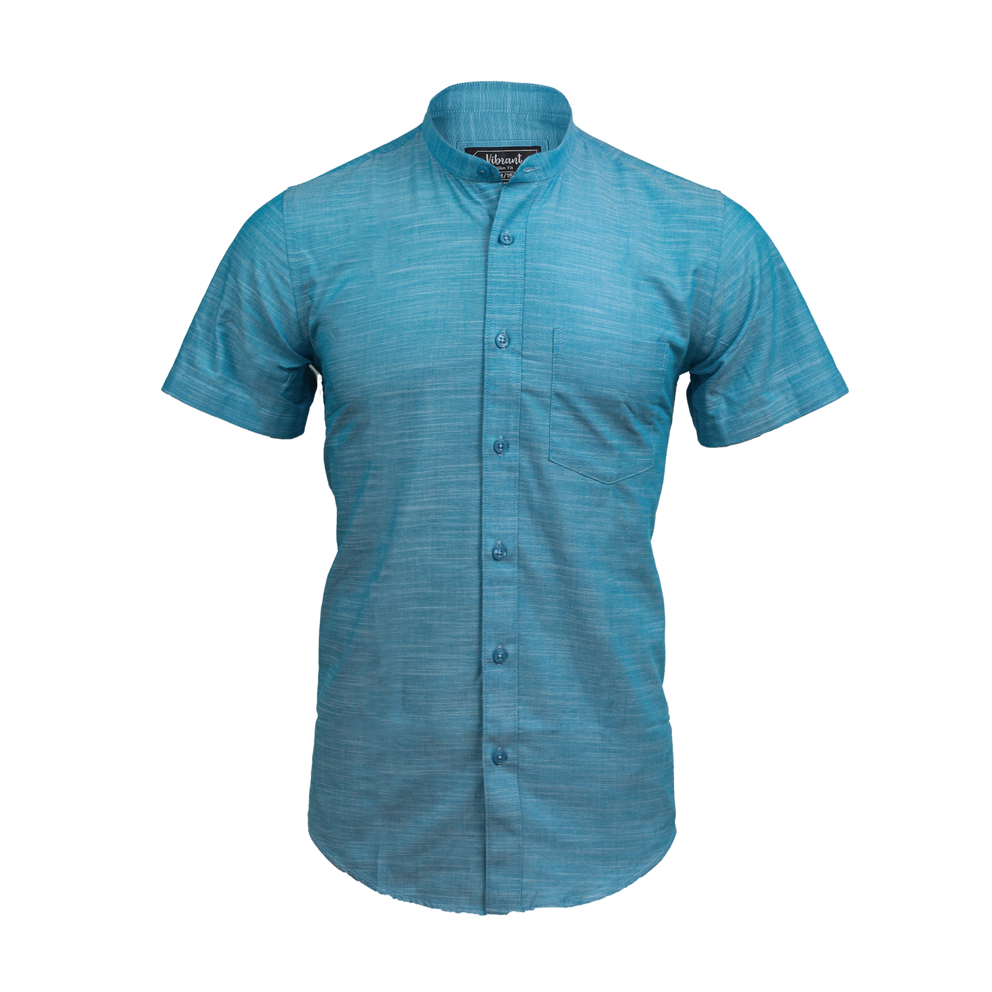 MEN BAND COLLAR SHIRT - Vibrantbd.com