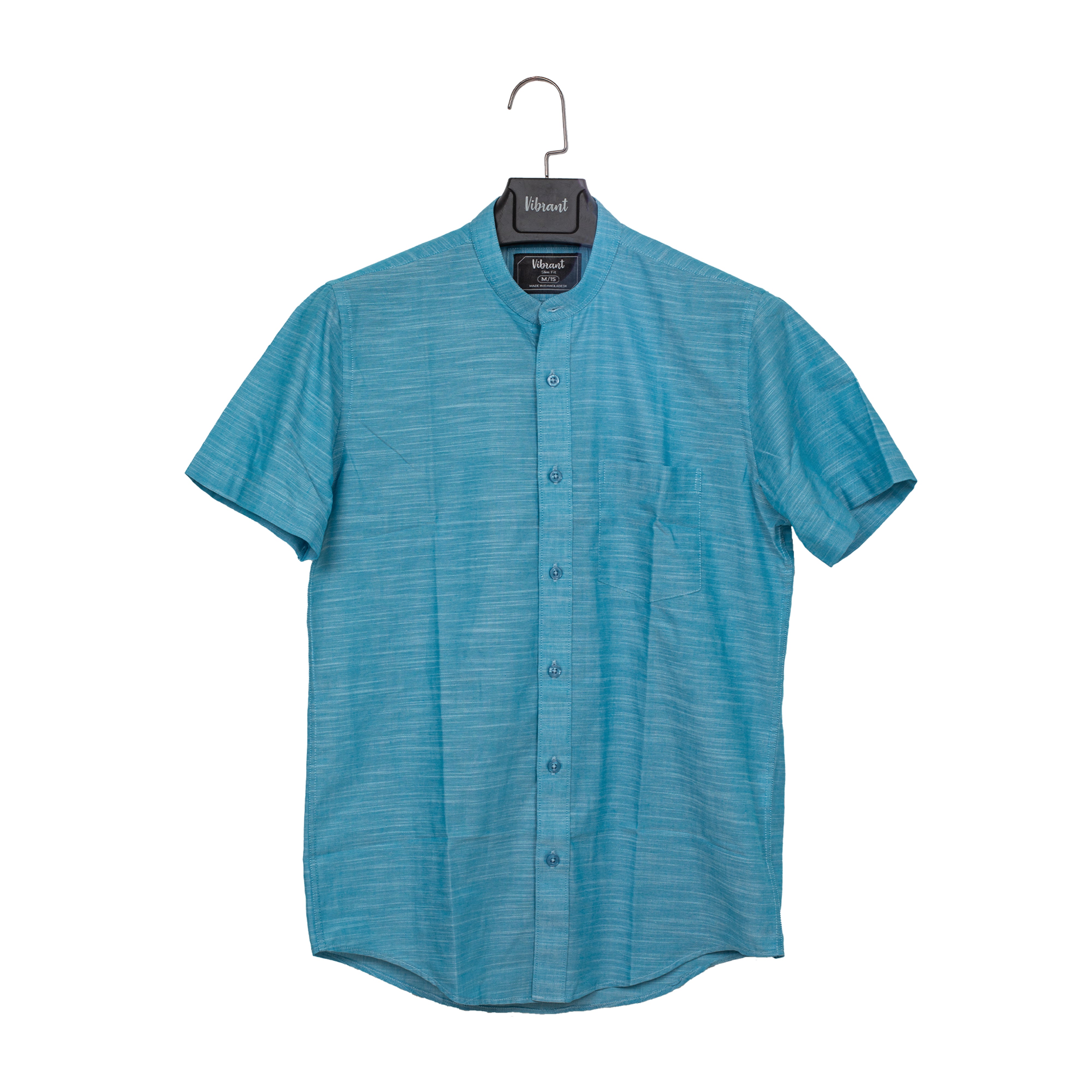 MEN BAND COLLAR SHIRT - Vibrantbd.com