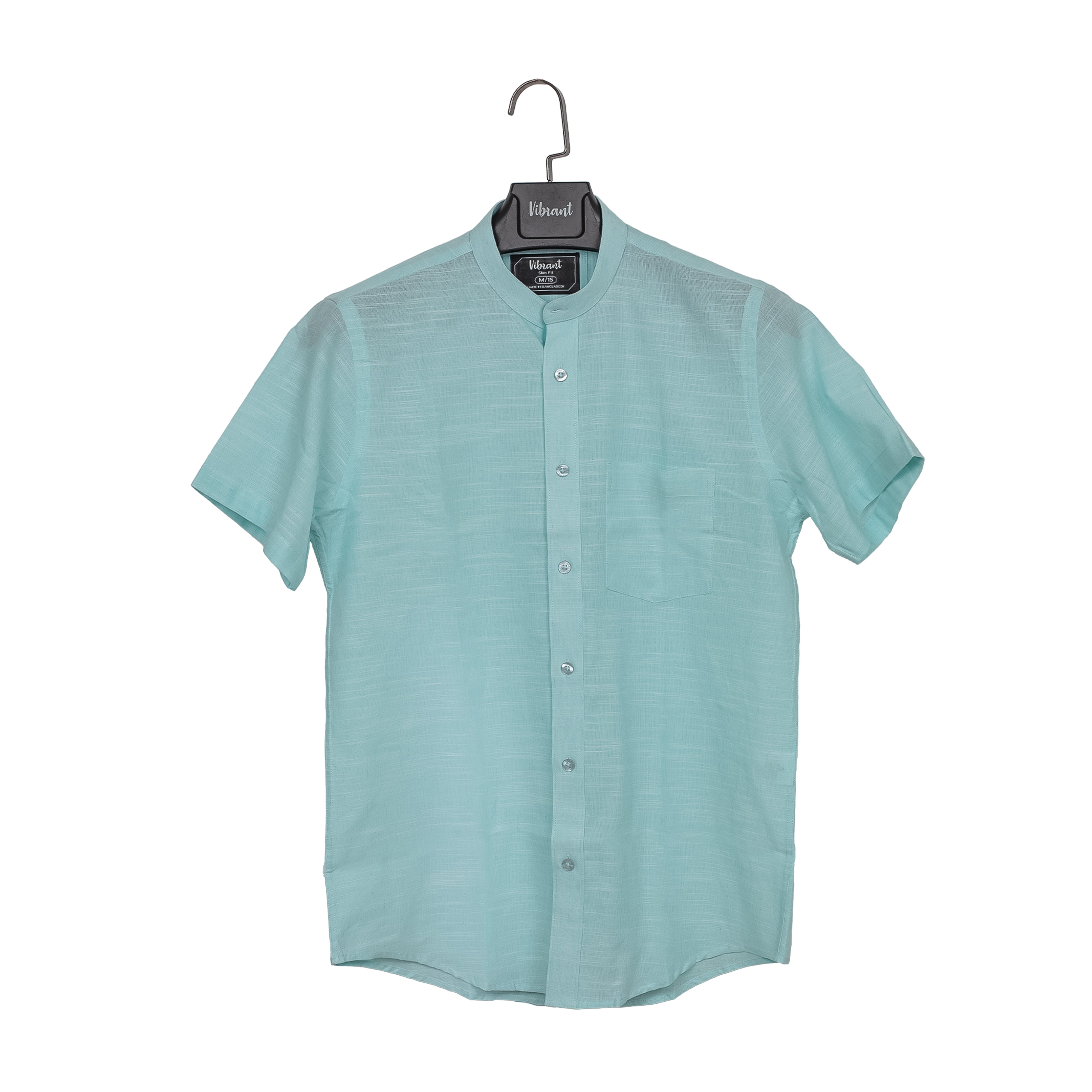 MEN BAND COLLAR SHIRT - Vibrantbd.com