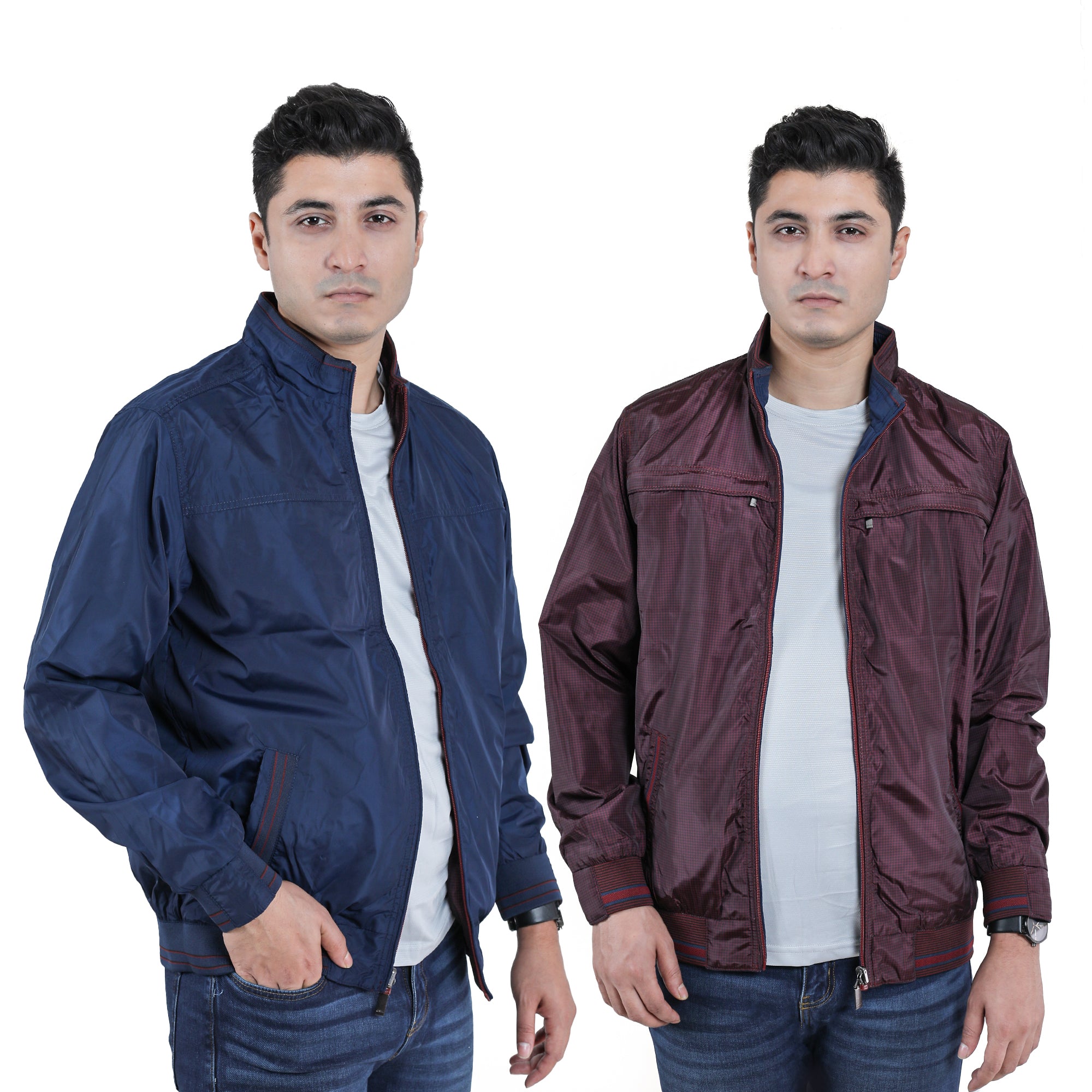 VIBRANT REVERSIBLE TWO IN ONE MEN JACKET