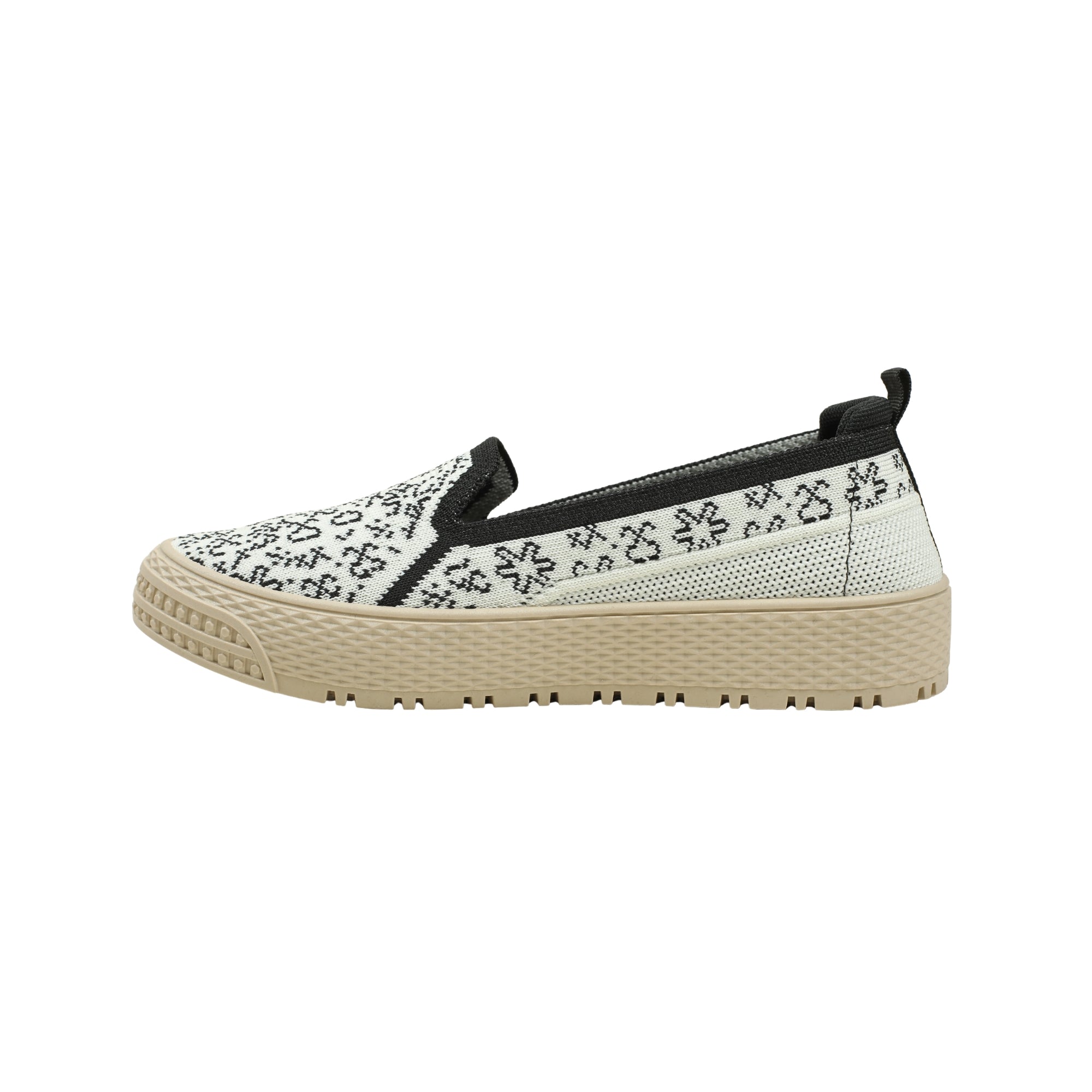 VIBRANT BLACK AND WHITE AVERO SHOE - Vibrantbd.com