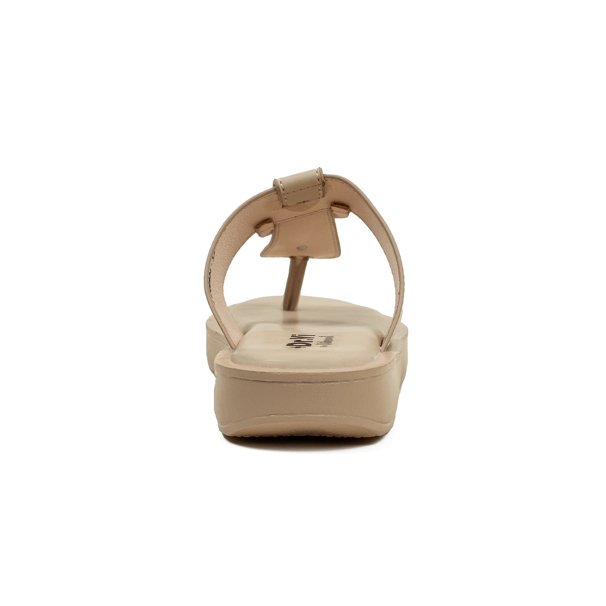 Ladies Dr. Vi Ultimate Comfort Beige Sandal | Stylish PU Upper with TPR Outsole and Cushioned Insole - Vibrantbd.com