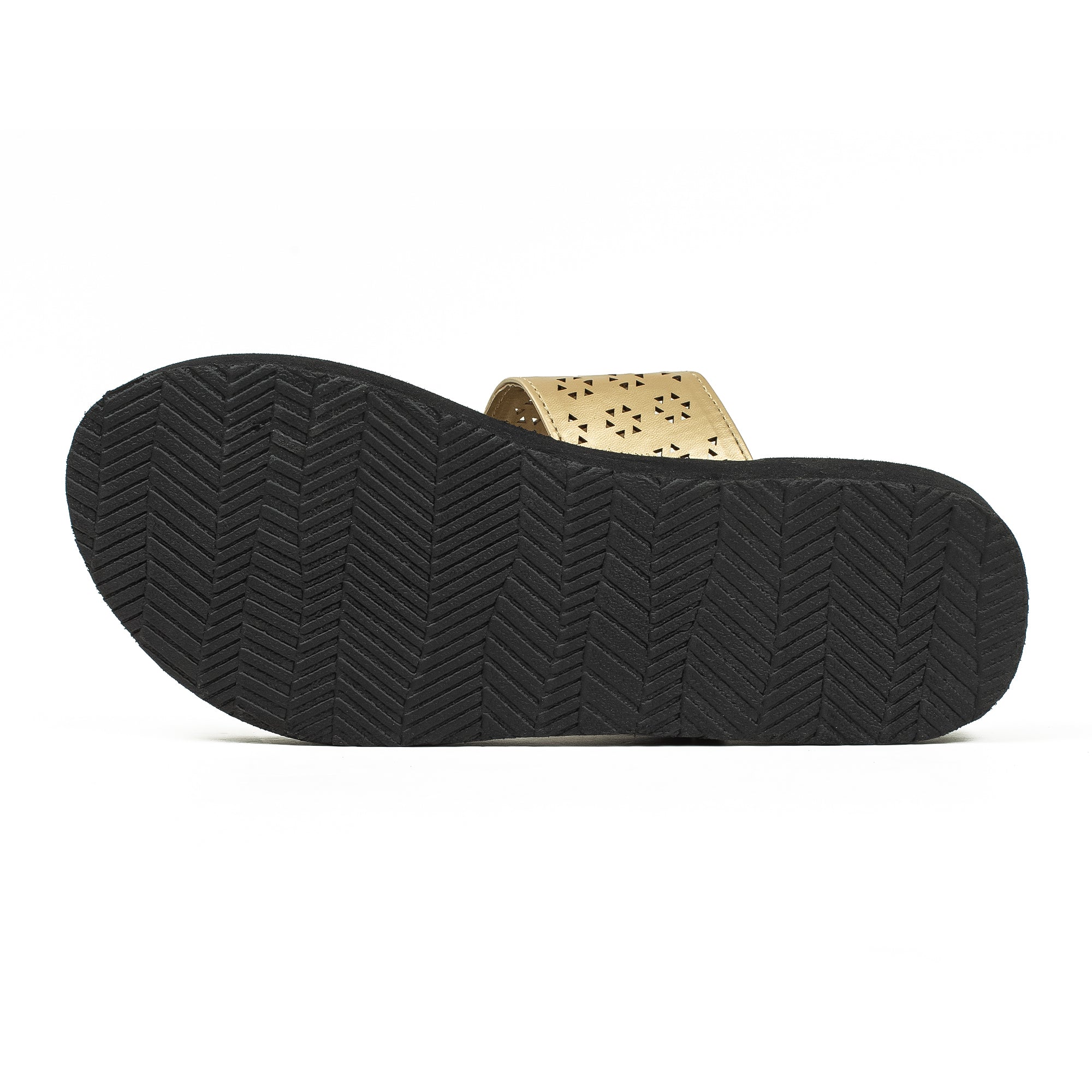 Women's Floral Wedge Heel Flip-Flop Sandal | Vibrant® Lightweight PVC Sole with PU/Fabric Upper - Vibrantbd.com