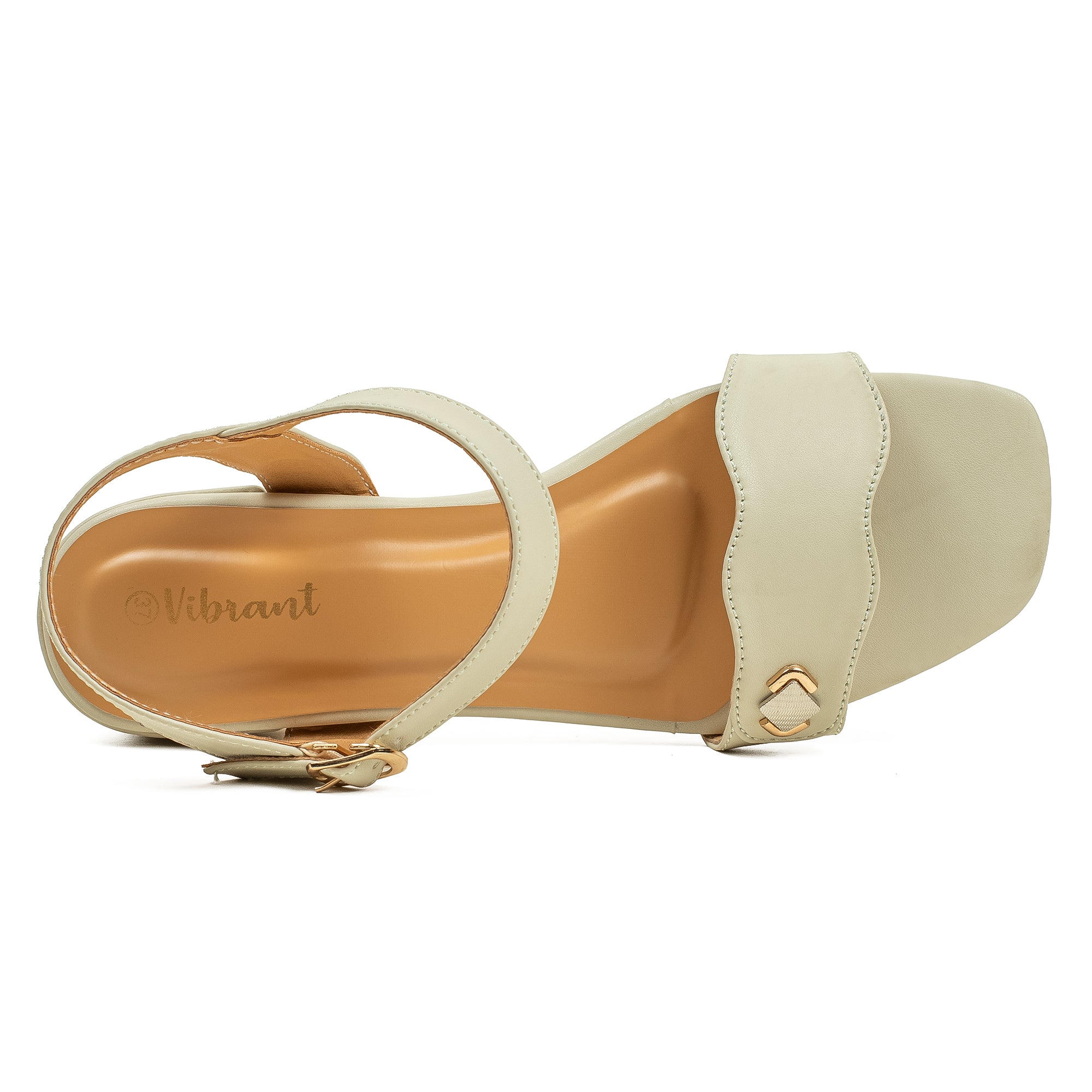 Vibrant Ladies Block Heel Sandal – PU Leather Upper - Vibrantbd.com