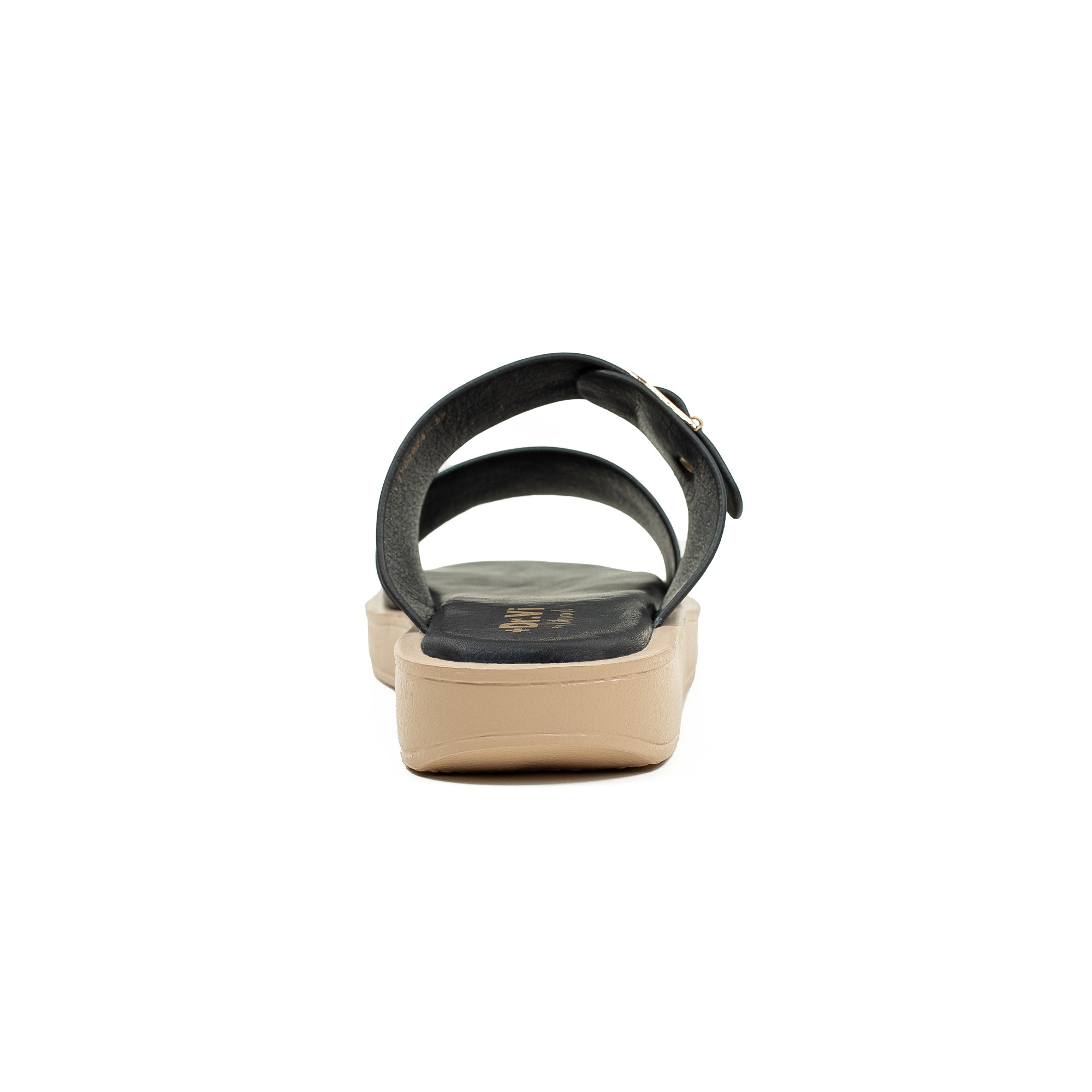 Ladies Dr. Vi Ultimate Comfort Black Sandal | Stylish PU Upper with TPR Outsole and Cushioned Insole - Vibrantbd.com