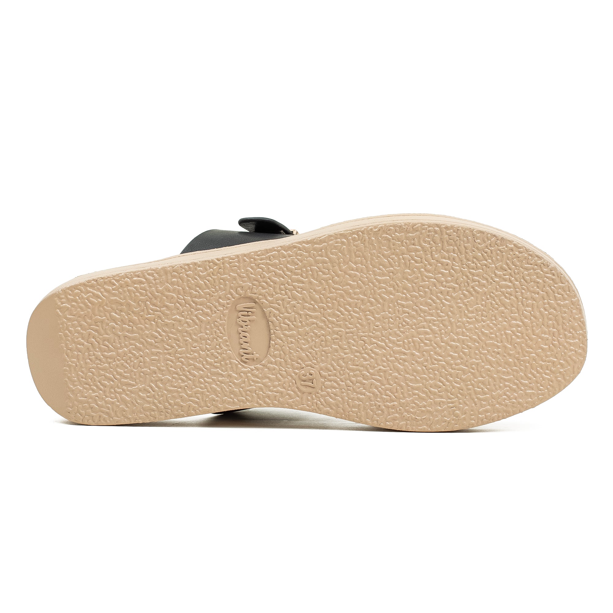 Ladies Dr. Vi Ultimate Comfort Black Sandal | Stylish PU Upper with TPR Outsole and Cushioned Insole - Vibrantbd.com