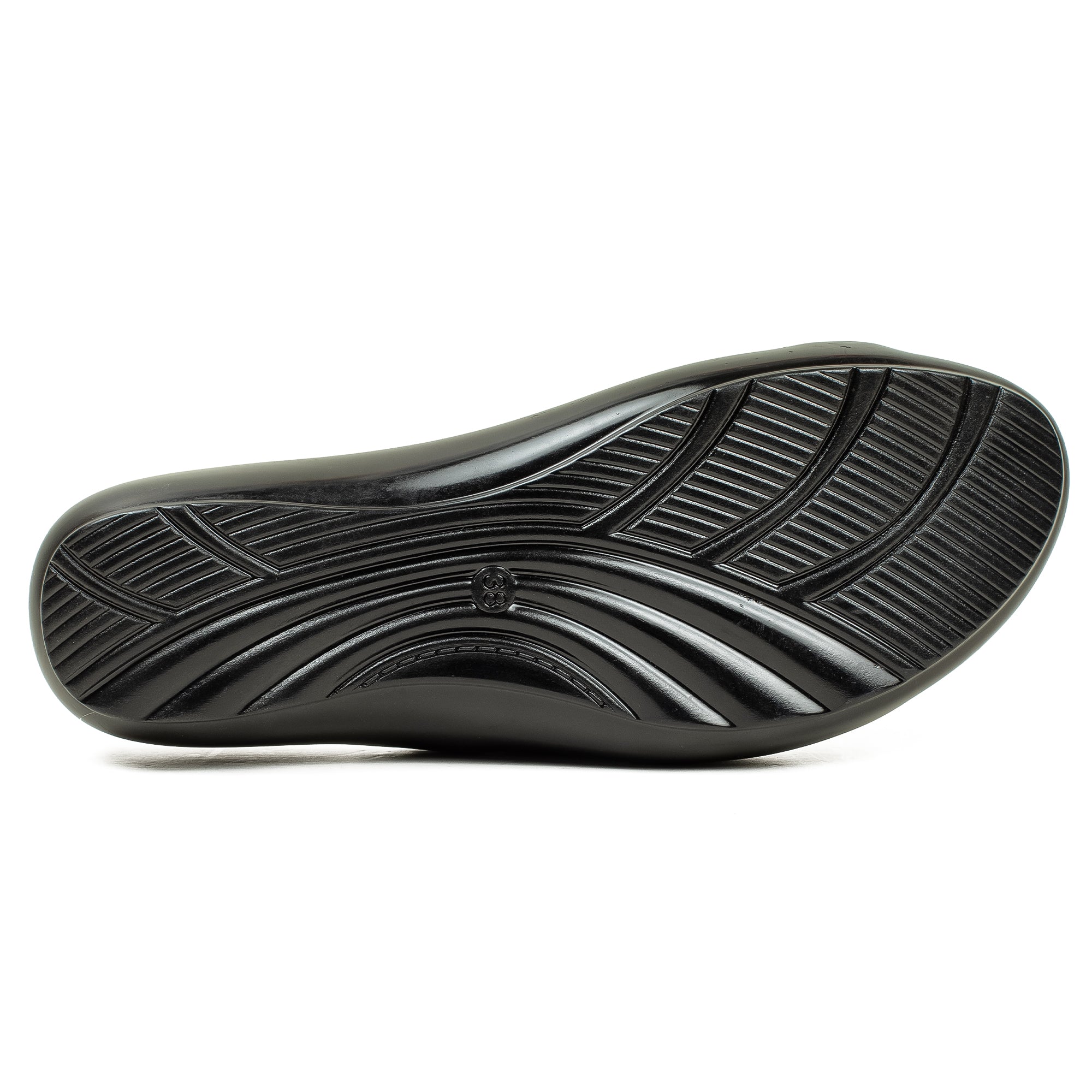 Vibrant Ladies Black Wedge Heel Sandal – Comfortable & Stylish PU Leather - Vibrantbd.com