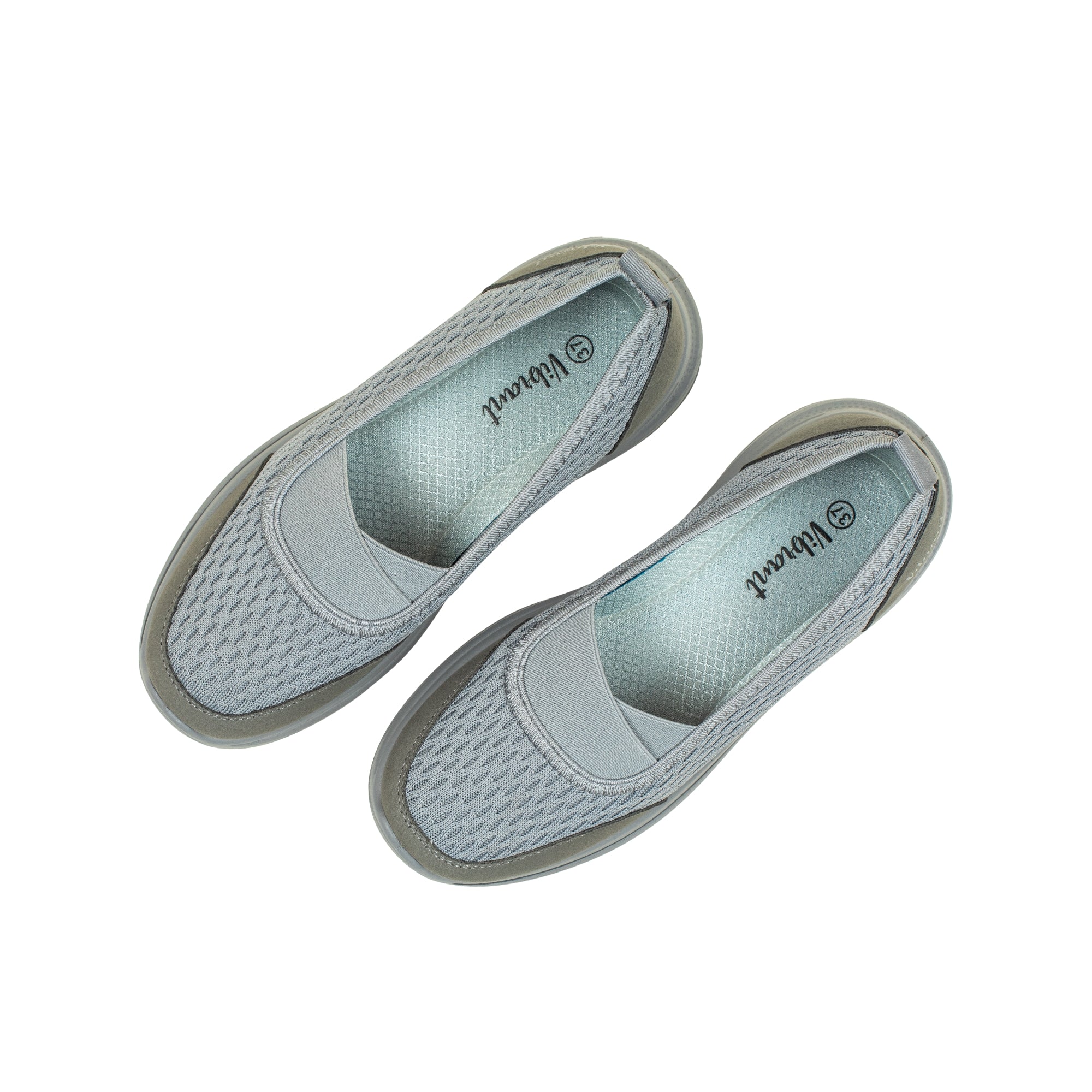 VIBRANT VELNORA LIGHT MOCHA GREY SHOES - Vibrantbd.com