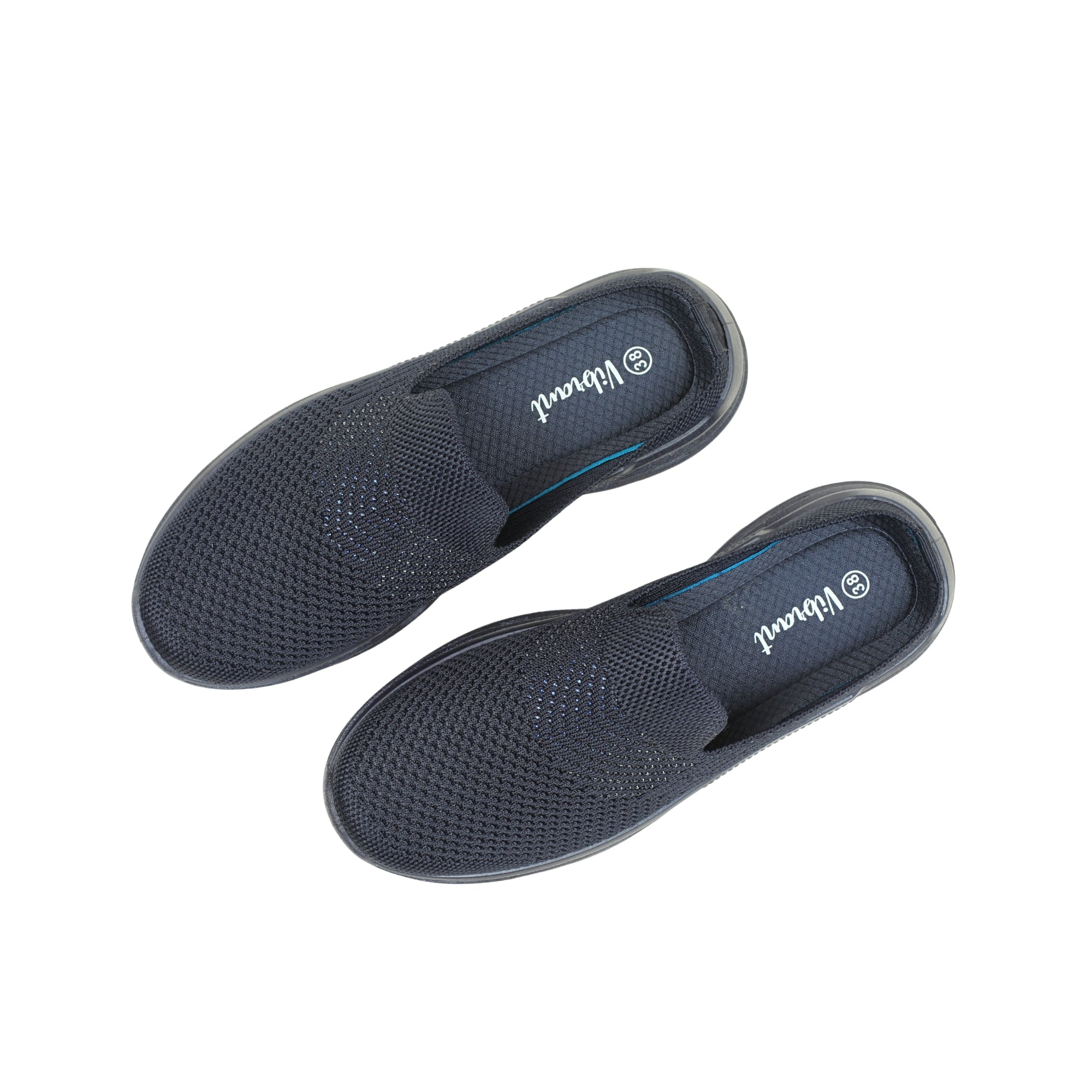 VIBRANT NAVY AERO KNIT SLIP ON SHOES - Vibrantbd.com