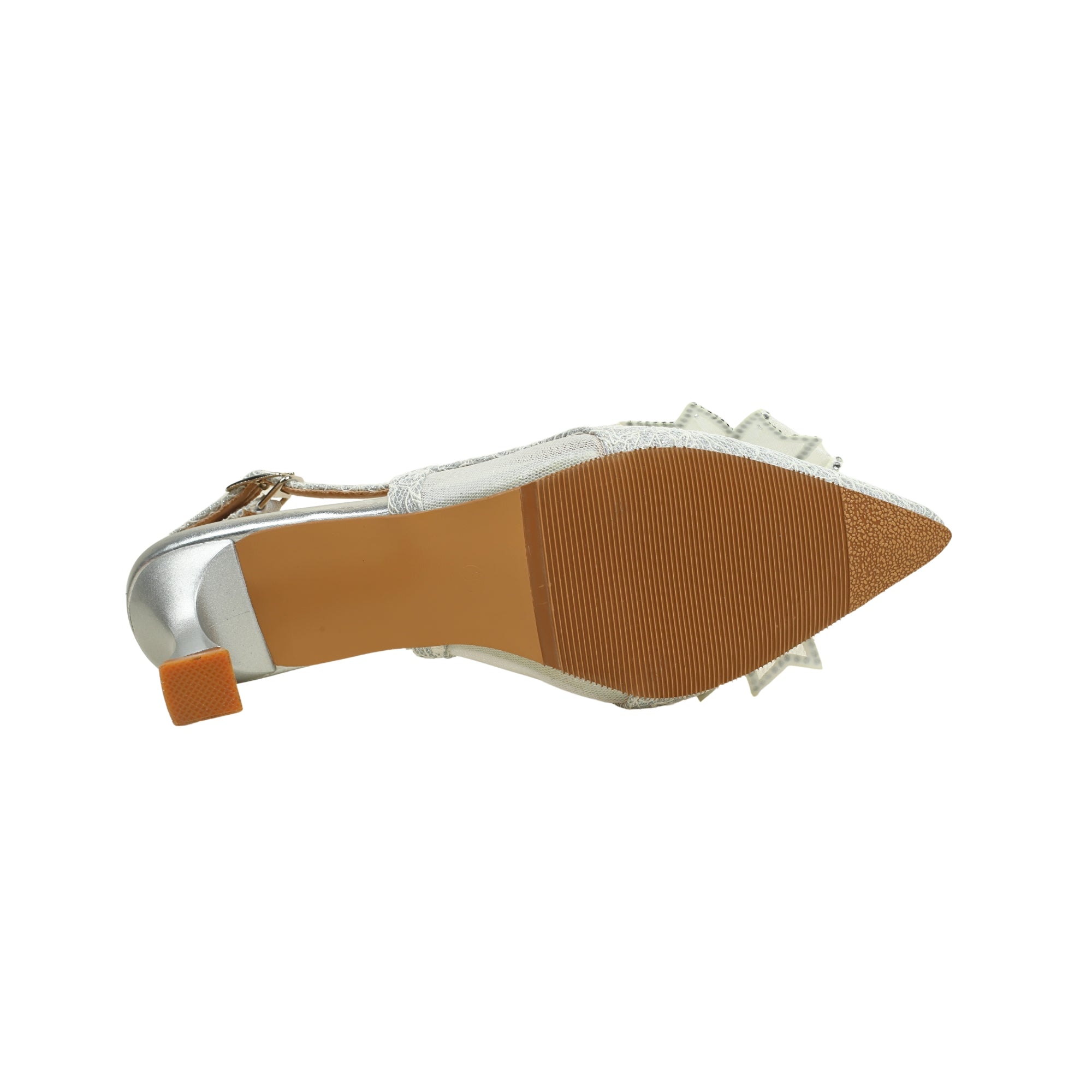 VIBRANT WOMEN SILVER SLING BACK HEEL - Vibrantbd.com