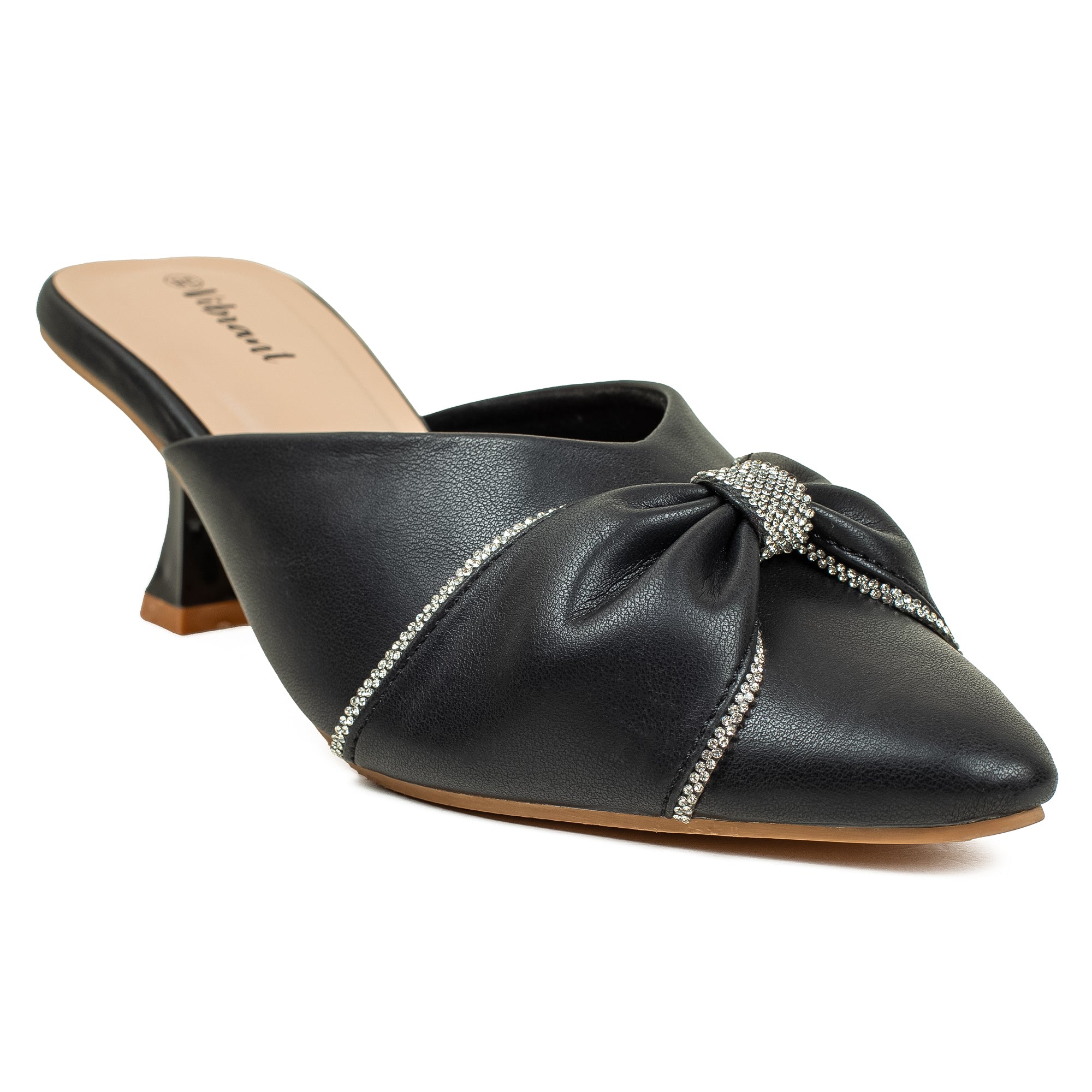 Vibrant Women's Black pointed-toe heels - Vibrantbd.com