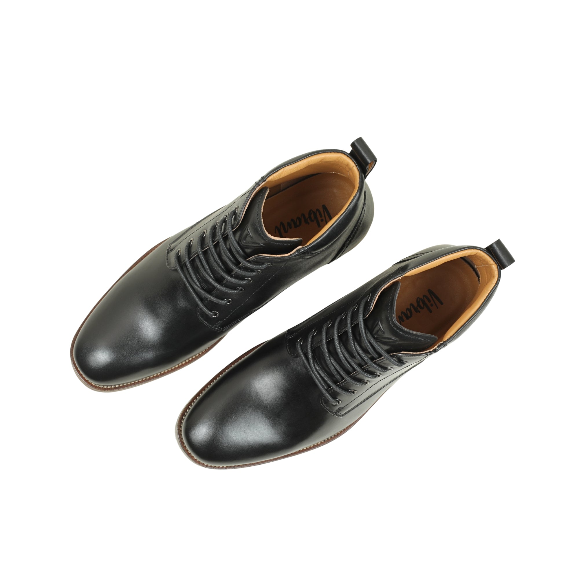VIBRANT MEN'S GENUINE LEATHER LACE-UP BOOT - Vibrantbd.com