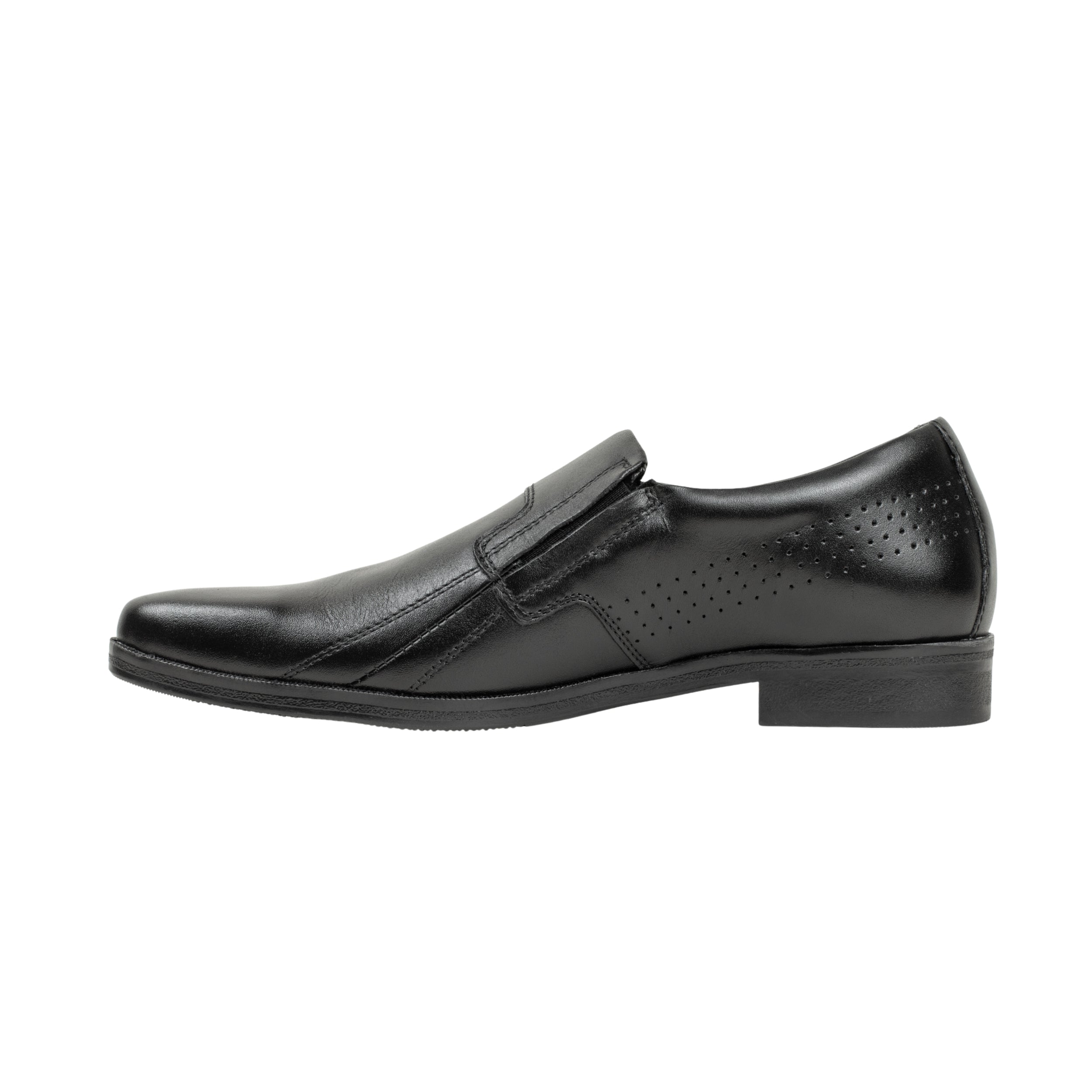Vibrant Black Classic Men's Leather Formal Shoes | Vibrant® Elegant Dress Shoes - Vibrantbd.com