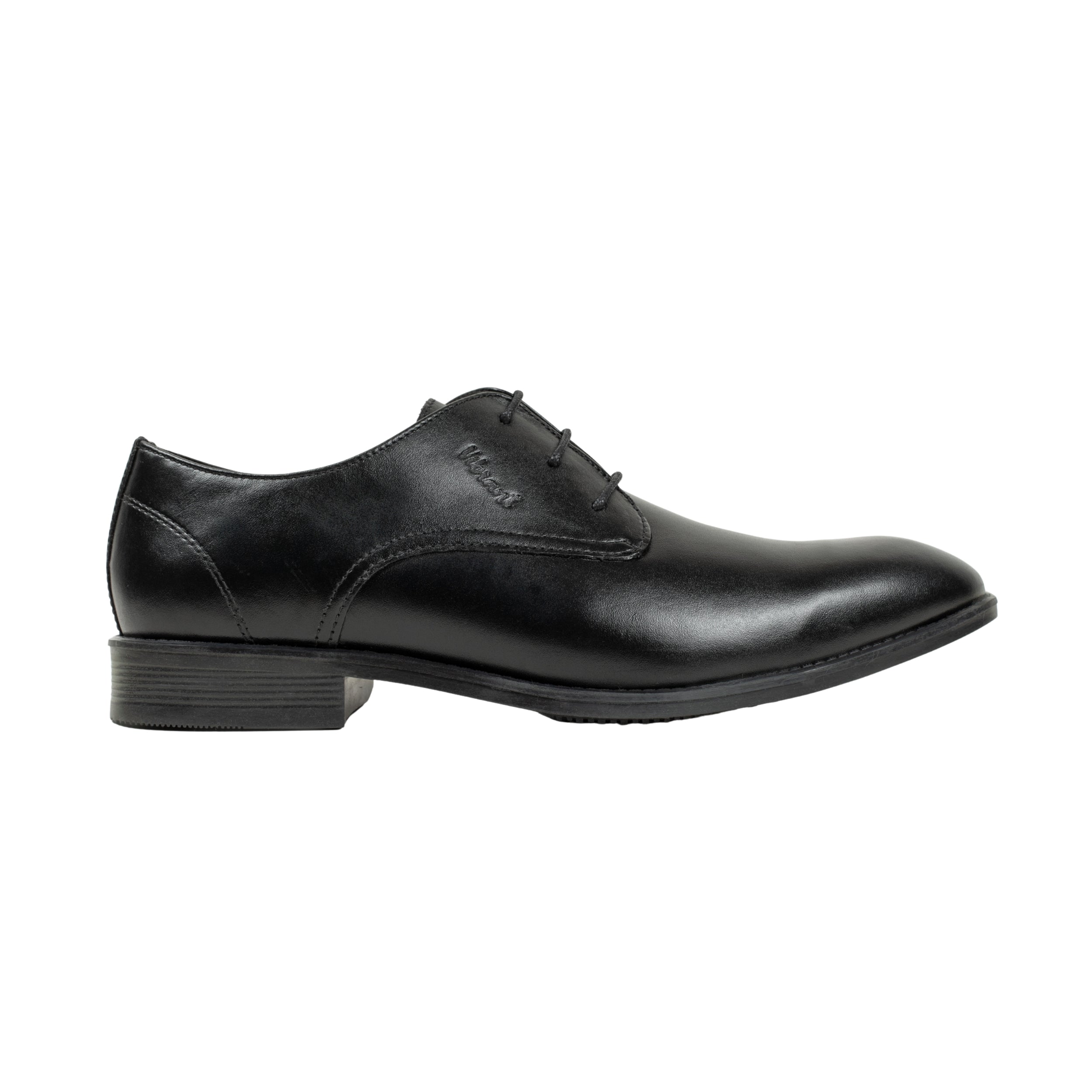 Vibrant Black Classic Men's Leather Formal Shoes | Vibrant® Elegant Dress Shoes