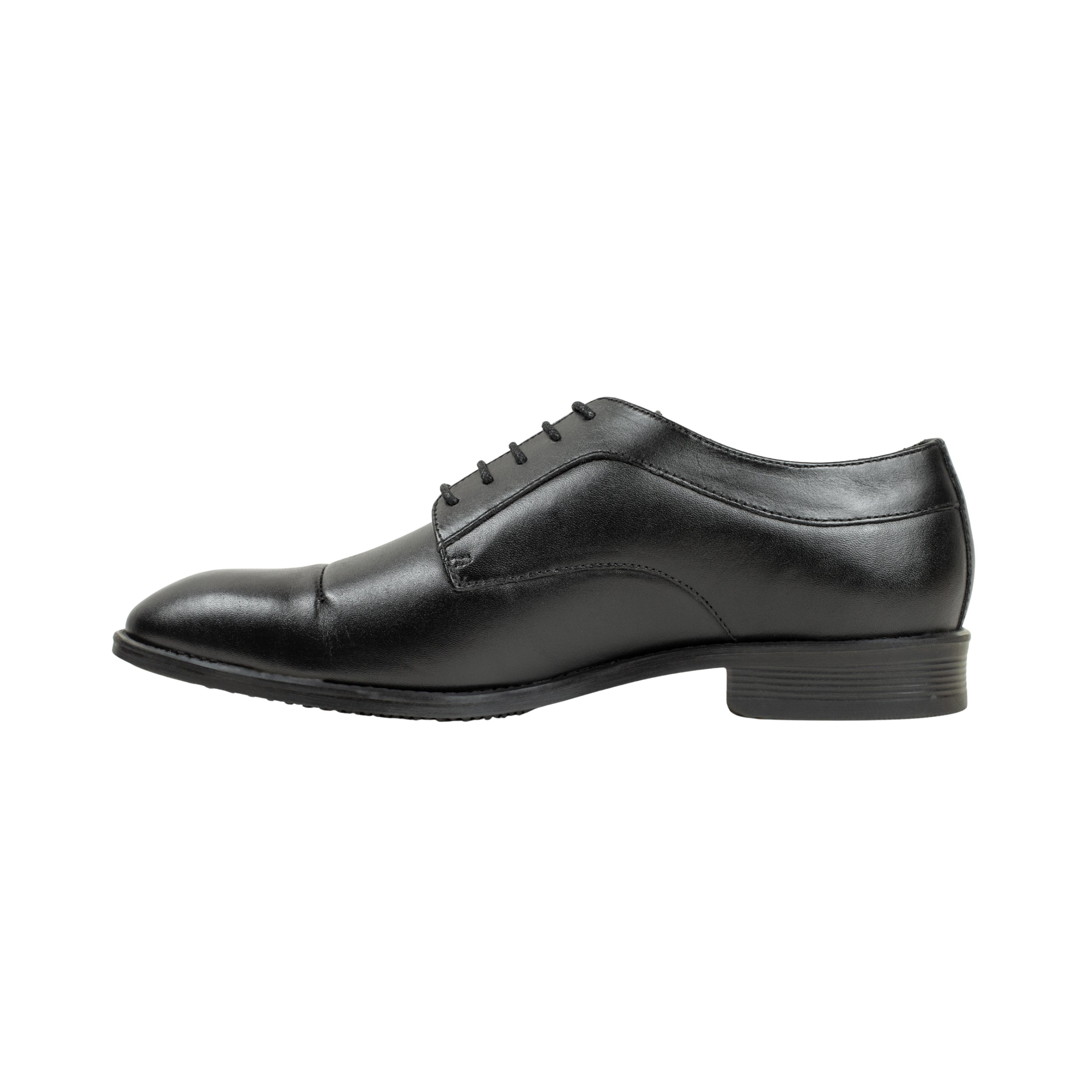 Vibrant Black Classic Men's Leather Formal Shoes | Vibrant® Elegant Dress Shoes - Vibrantbd.com