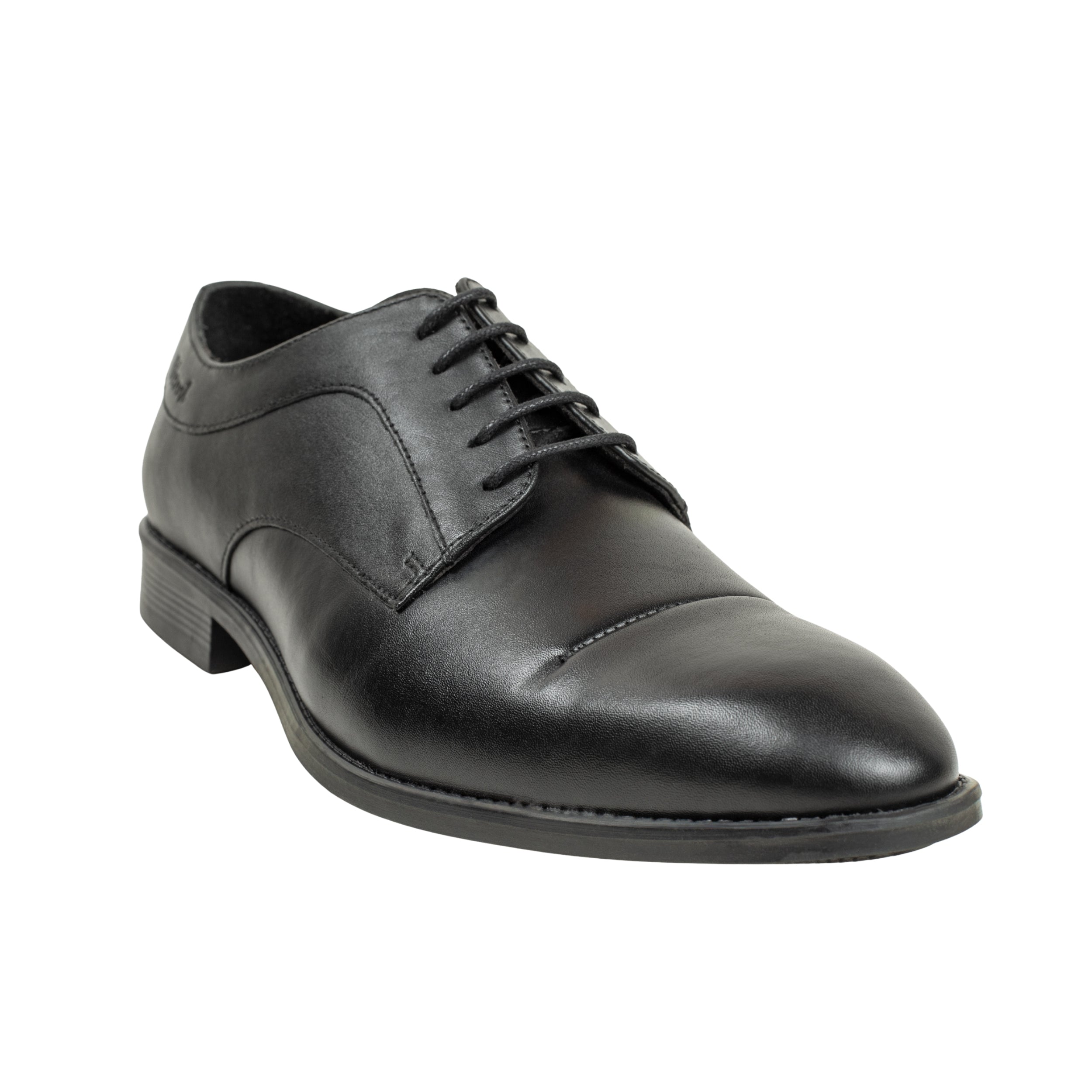 Vibrant Black Classic Men's Leather Formal Shoes | Vibrant® Elegant Dress Shoes - Vibrantbd.com
