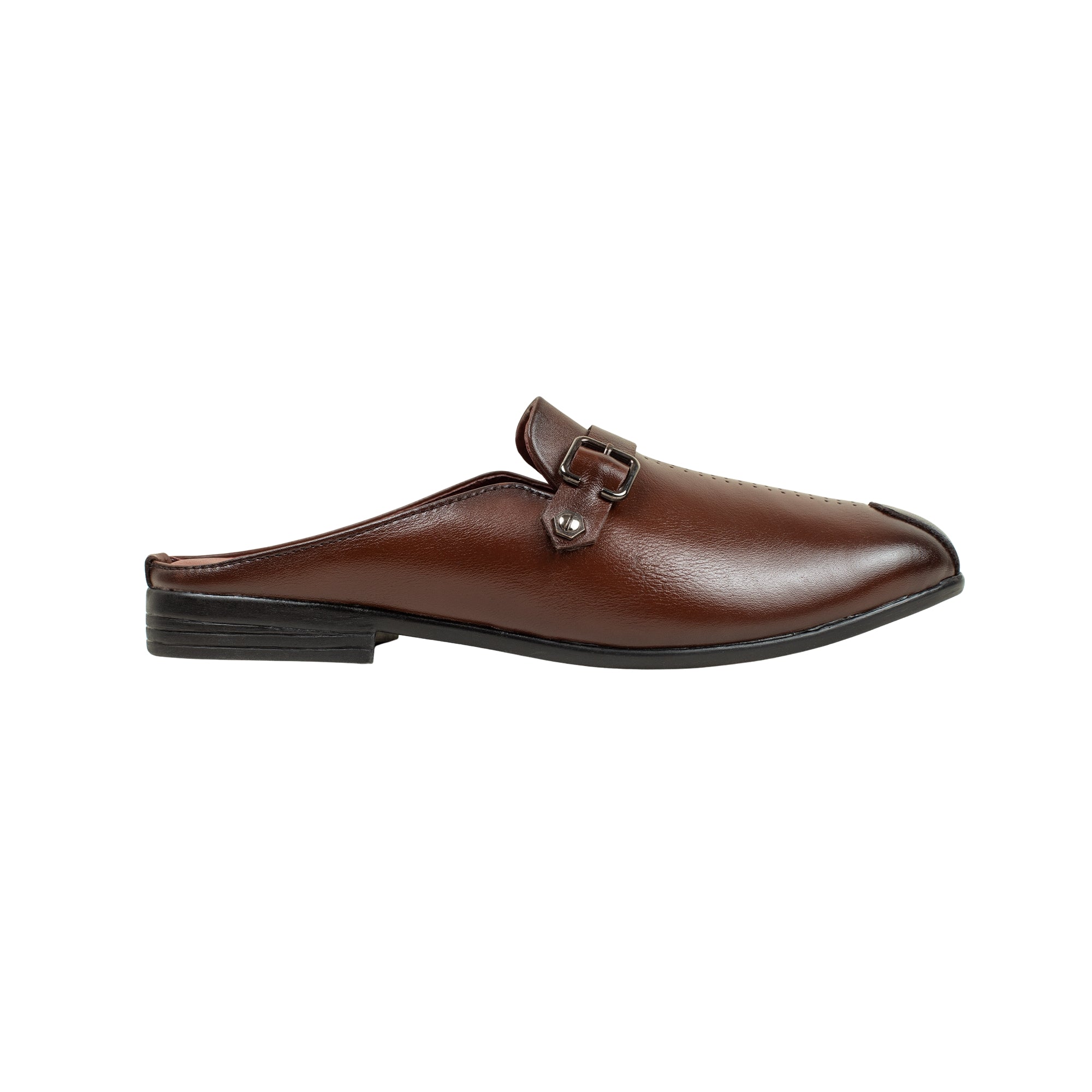 VIBRANT MEN MULE BROWN CASUAL SHOE - Vibrantbd.com