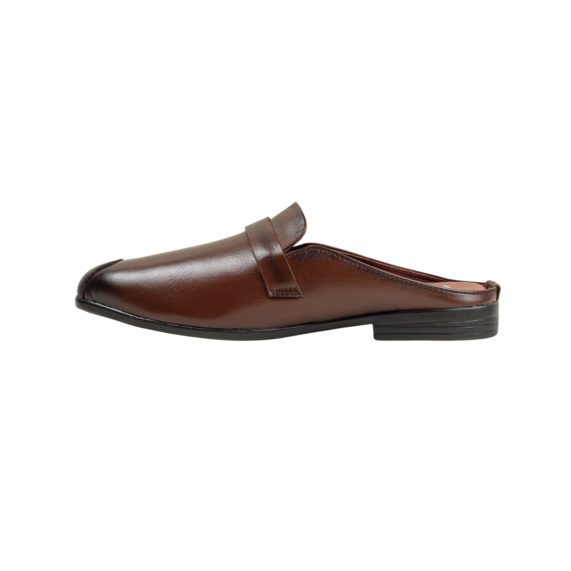 VIBRANT MEN MULE BROWN CASUAL SHOE - Vibrantbd.com