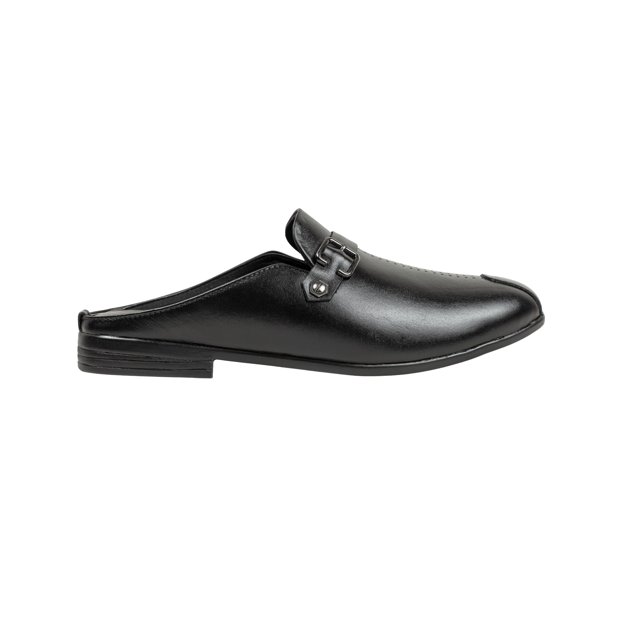 VIBRANT MEN MULE BLACK CASUAL SHOE - Vibrantbd.com