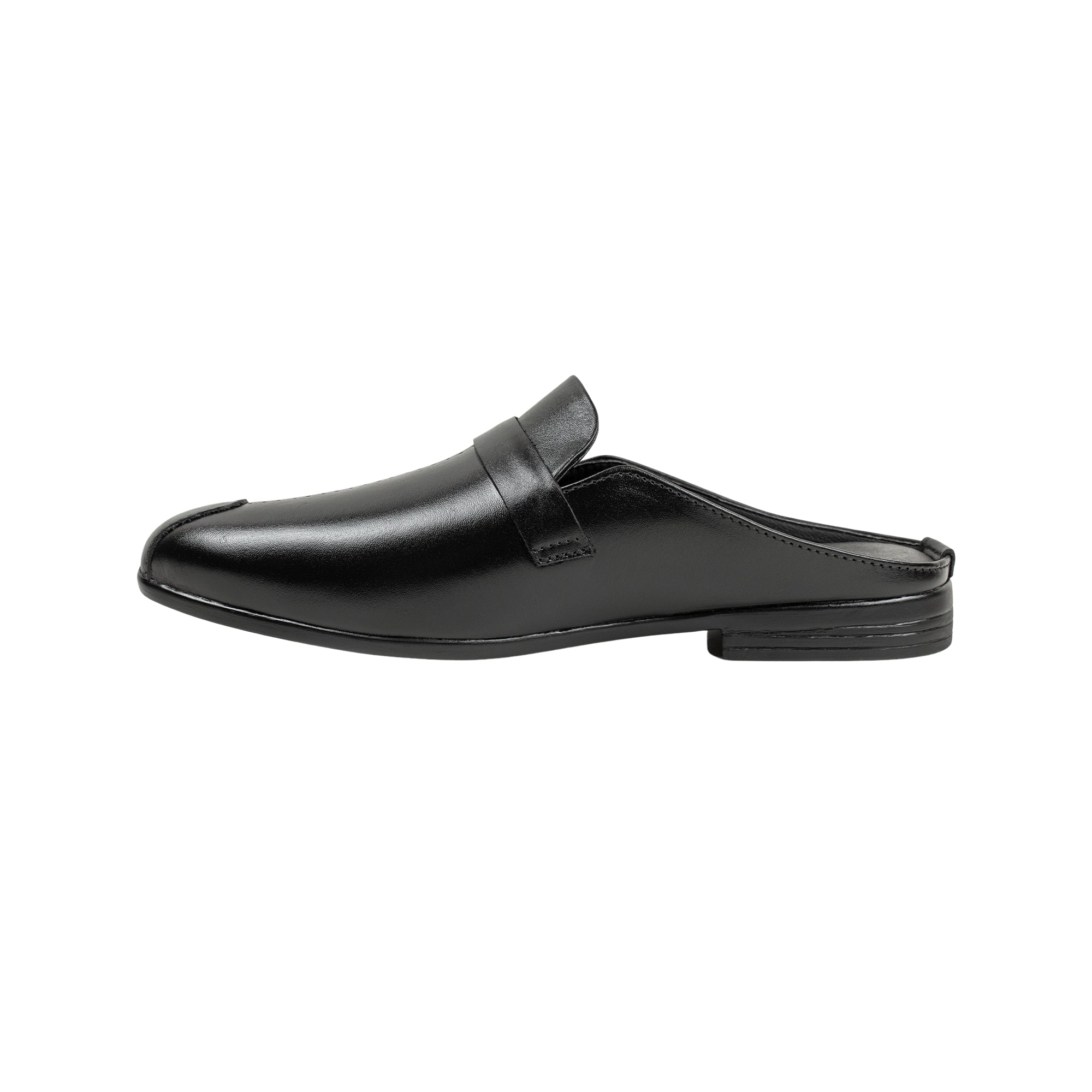 VIBRANT MEN MULE BLACK CASUAL SHOE - Vibrantbd.com