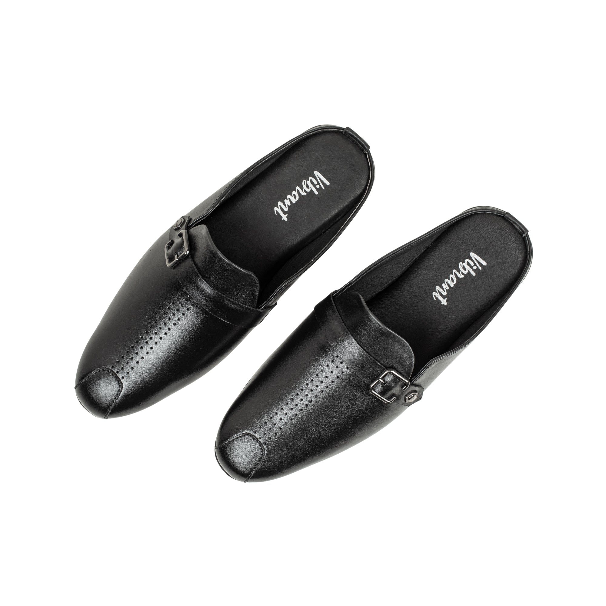 VIBRANT MEN MULE BLACK CASUAL SHOE - Vibrantbd.com