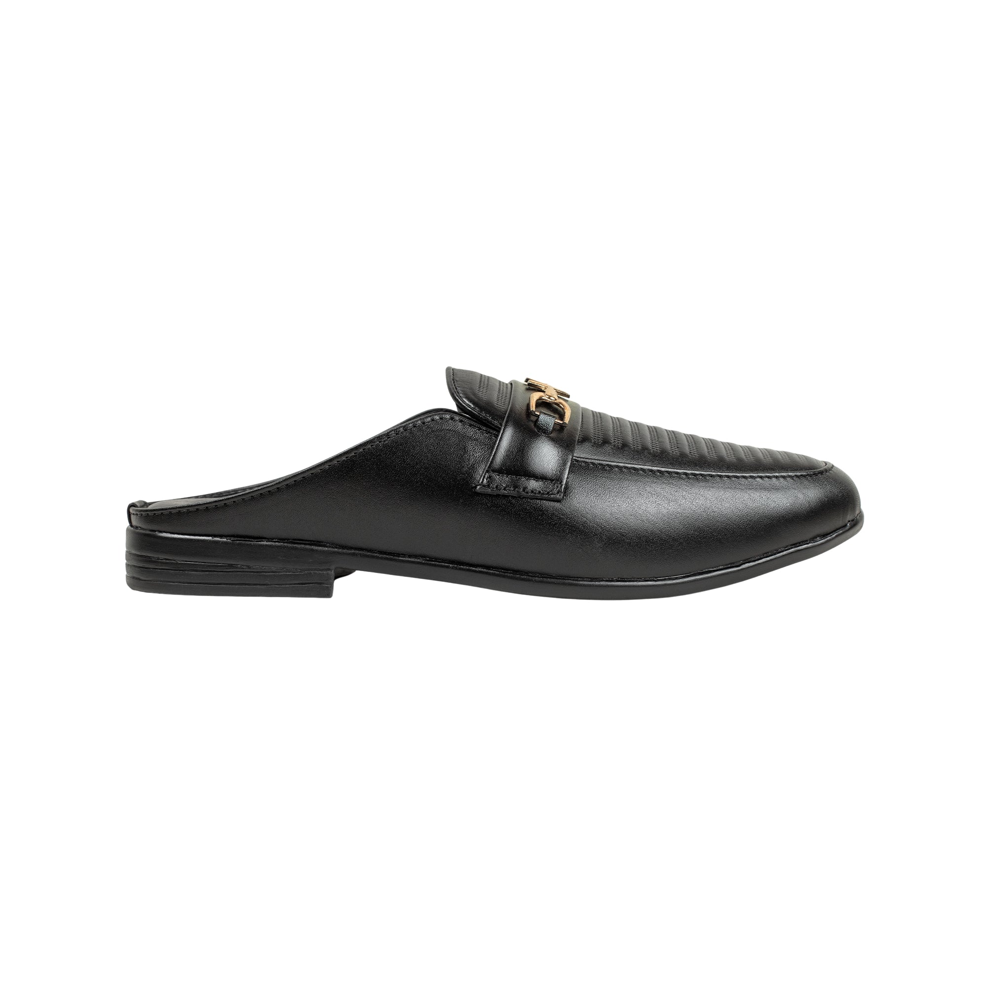 VIBRANT MEN MULE BLACK CASUAL SHOE - Vibrantbd.com