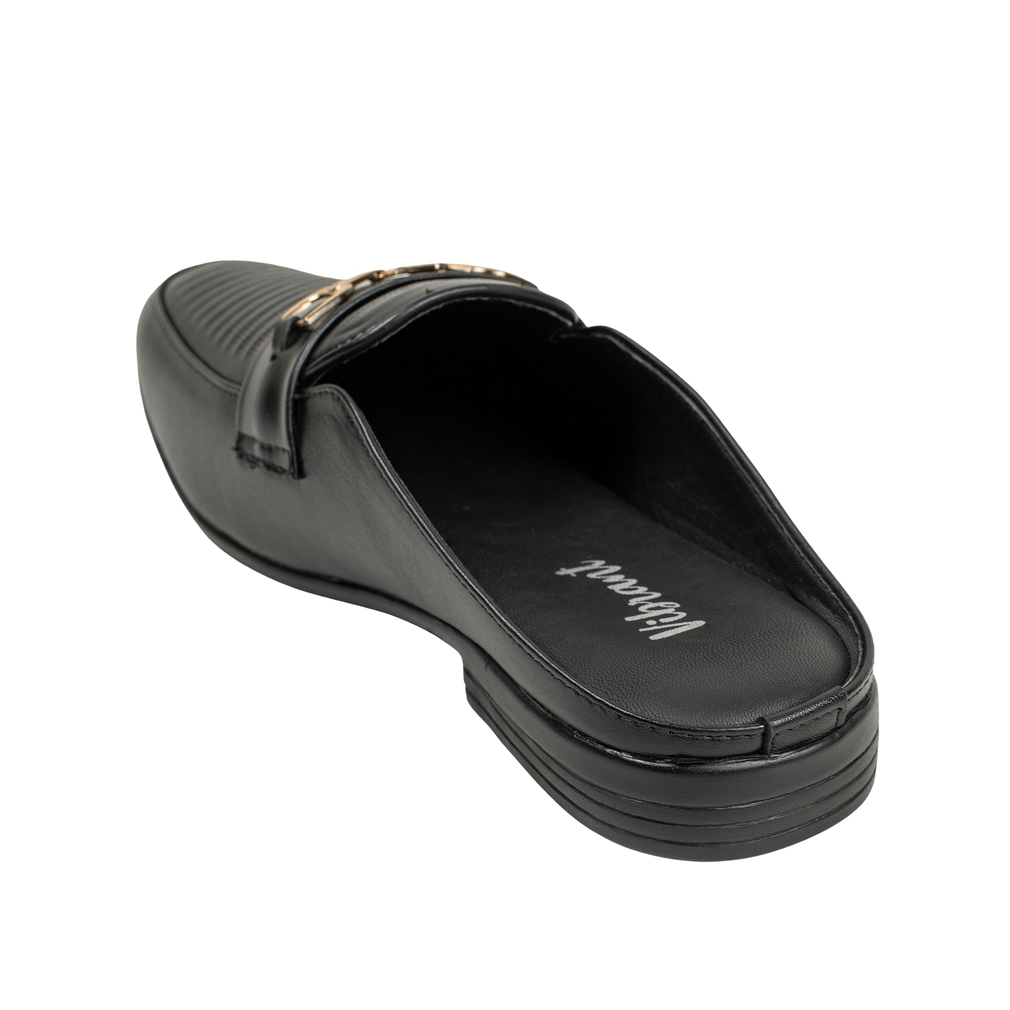 VIBRANT MEN MULE BLACK CASUAL SHOE - Vibrantbd.com