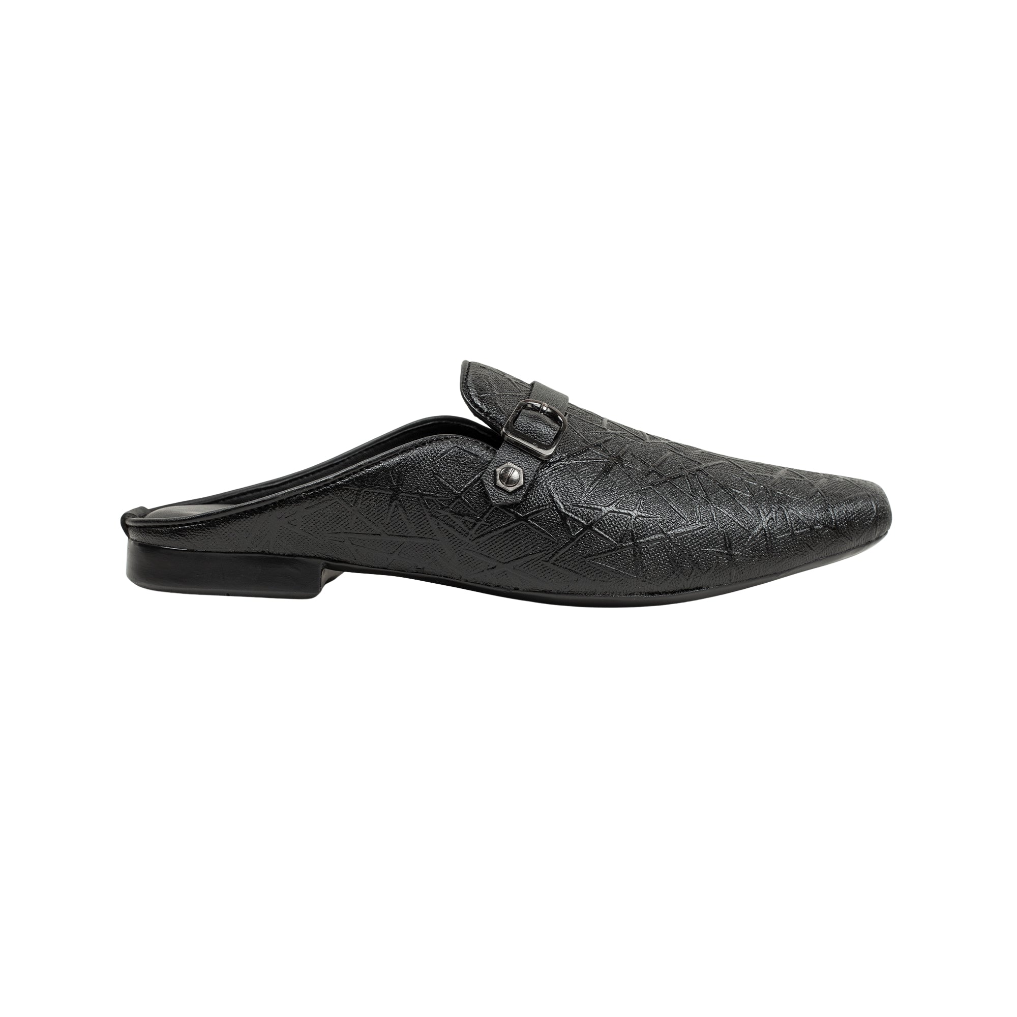 VIBRANT MEN MULE BLACK CASUAL SHOE - Vibrantbd.com