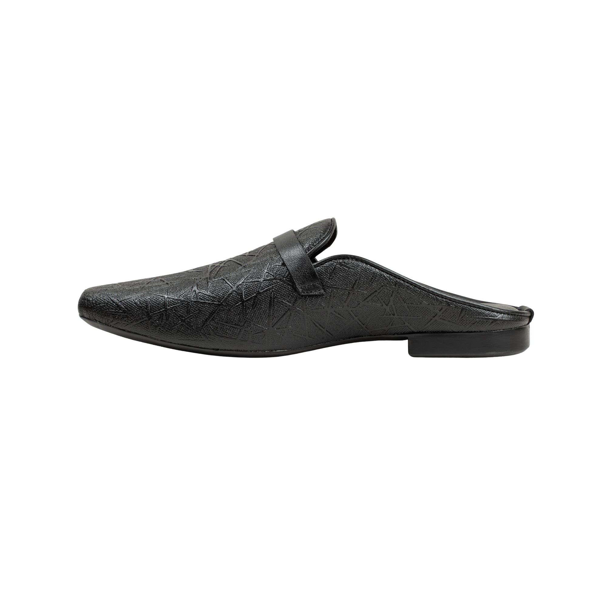 VIBRANT MEN MULE BLACK CASUAL SHOE - Vibrantbd.com