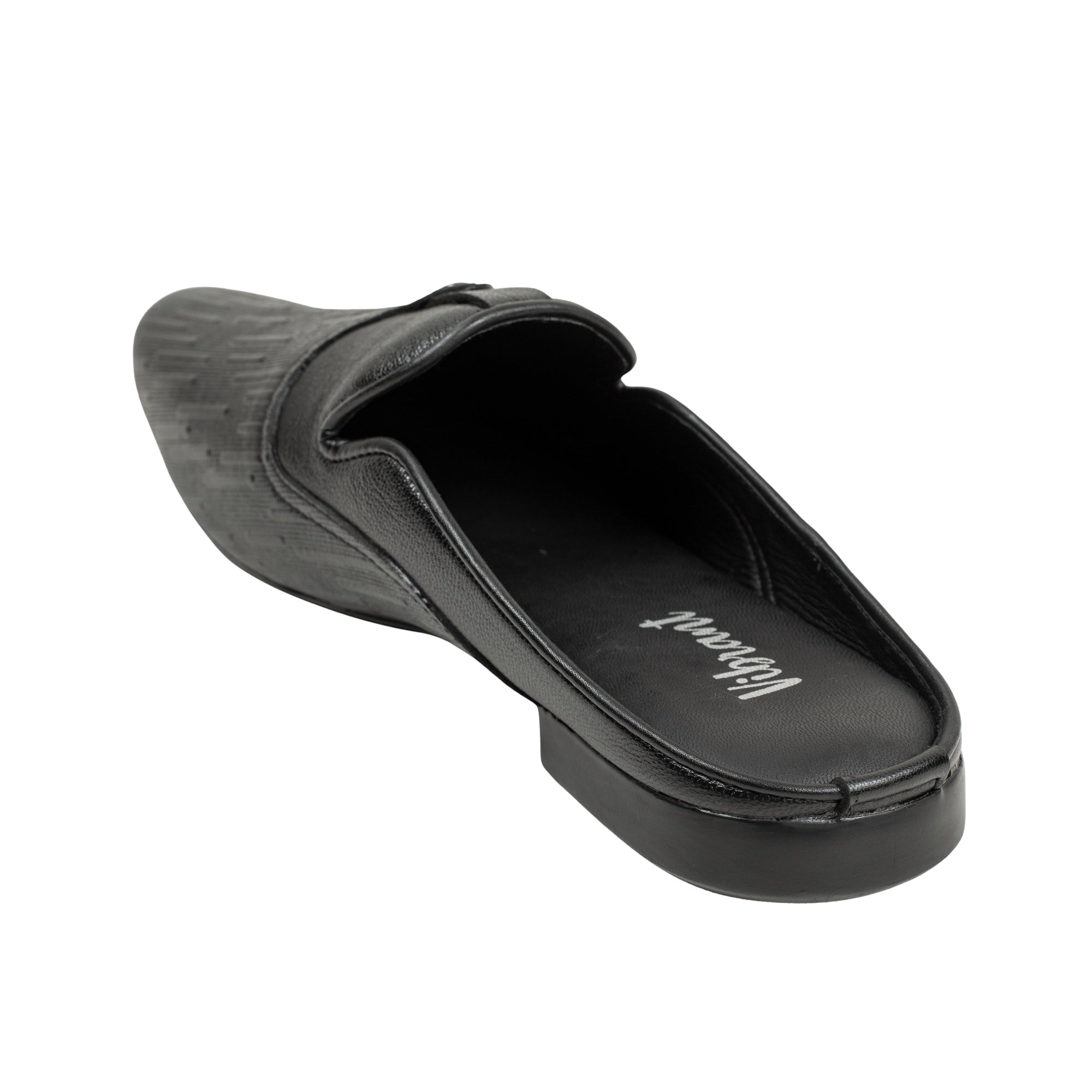 VIBRANT MEN MULE BLACK CASUAL SHOE - Vibrantbd.com