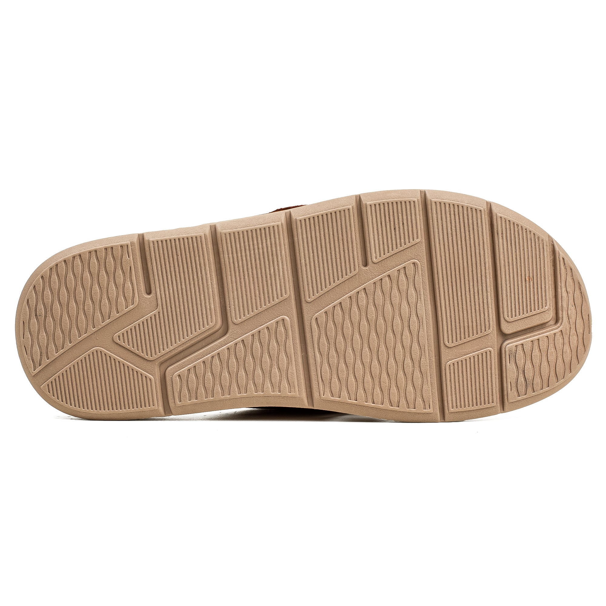 Vibrant Men's Brown Nubuck Leather Toe-Post Sandal – Lightweight Phylon Sole & Cushioned Insole for Maximum Comfort & Style - Vibrantbd.com