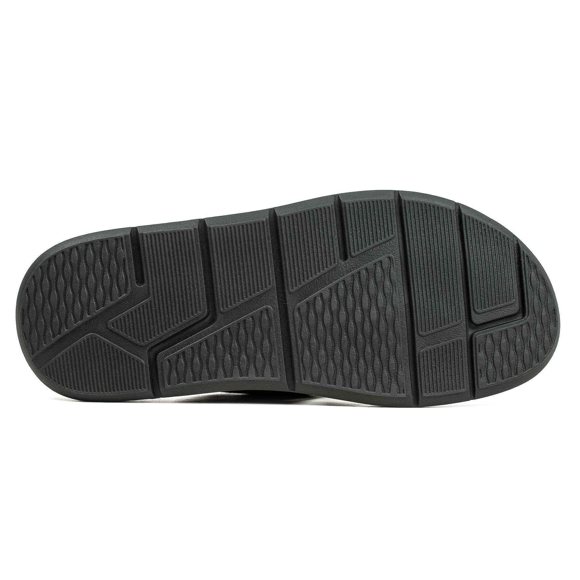 Vibrant Men's Black Nubuck Leather Toe-Post Sandal – Lightweight Phylon Sole & Cushioned Insole for Maximum Comfort & Style - Vibrantbd.com