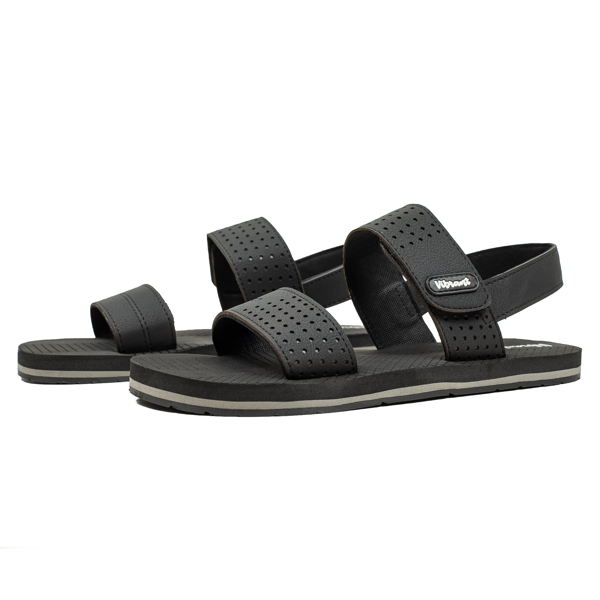 Men's Black Washable Beach Sandal with Comfortable Grip and Durable Design - Vibrantbd.com