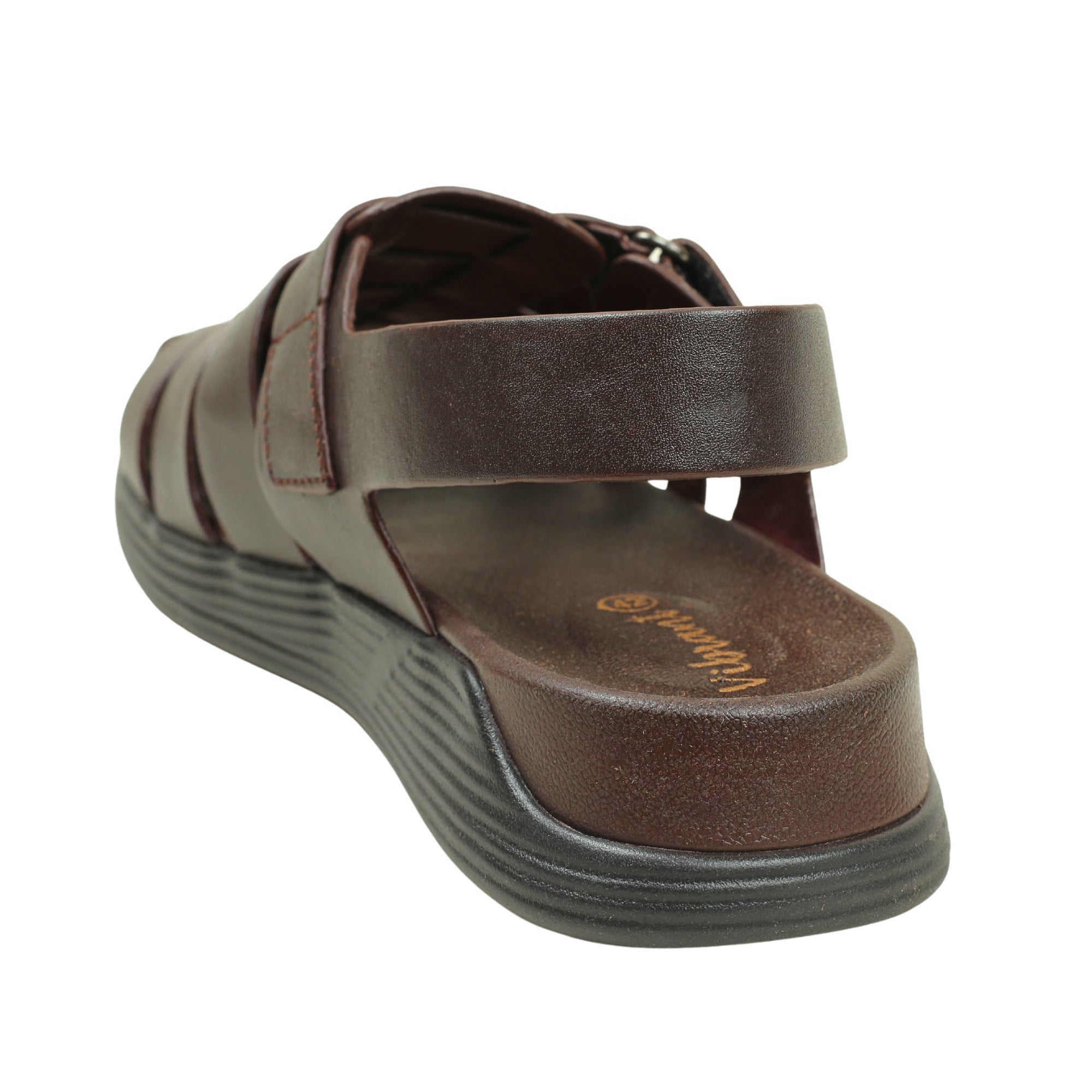 Vibrant Men's Leather Toe-Post Sandal - Vibrantbd.com