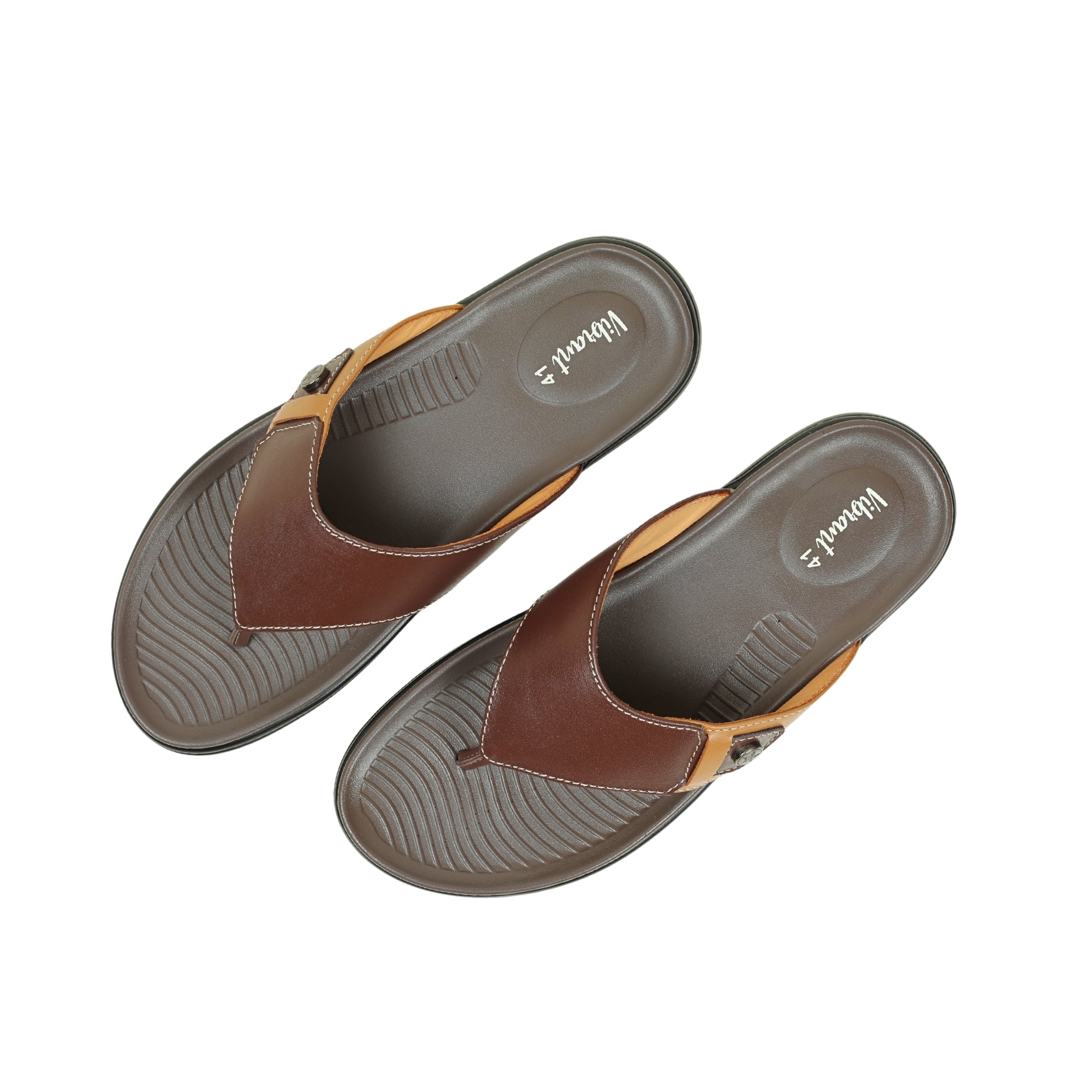 Vibrant Men's Leather Sandal - Vibrantbd.com