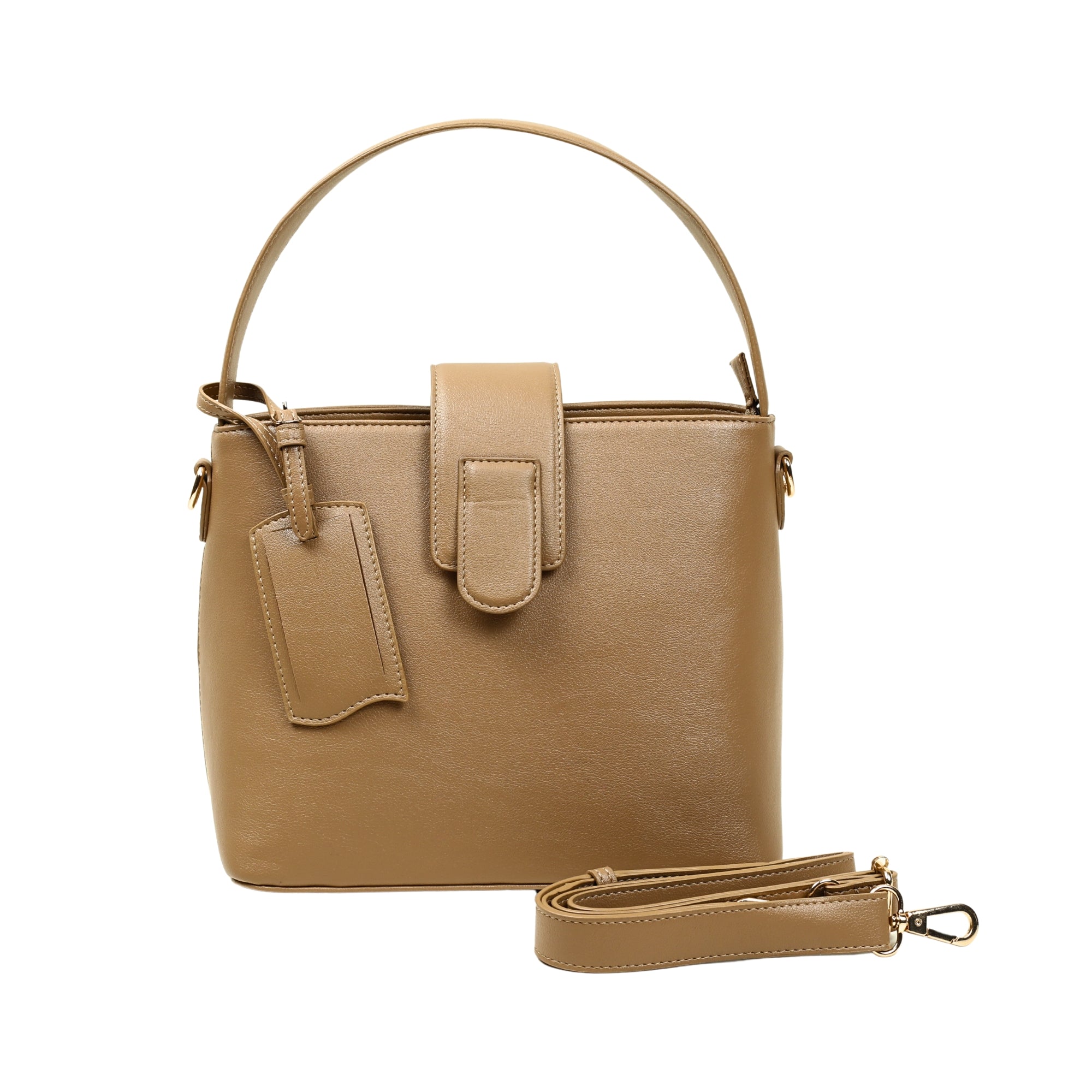 VIBRANT BEIGE PU LEATHER BAG - Vibrantbd.com