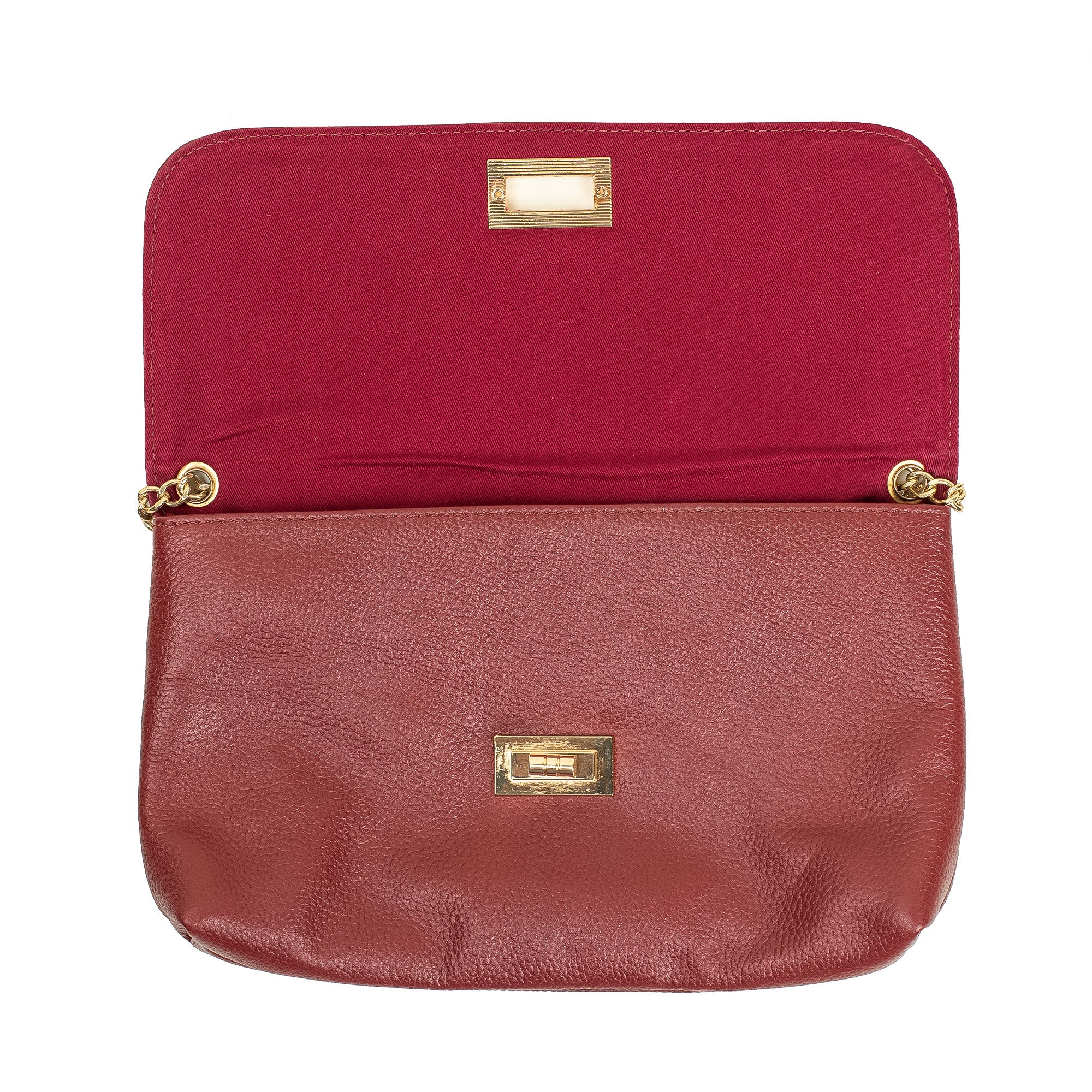VIBRANT LADIES MAROON LEATHER BAG - Vibrantbd.com