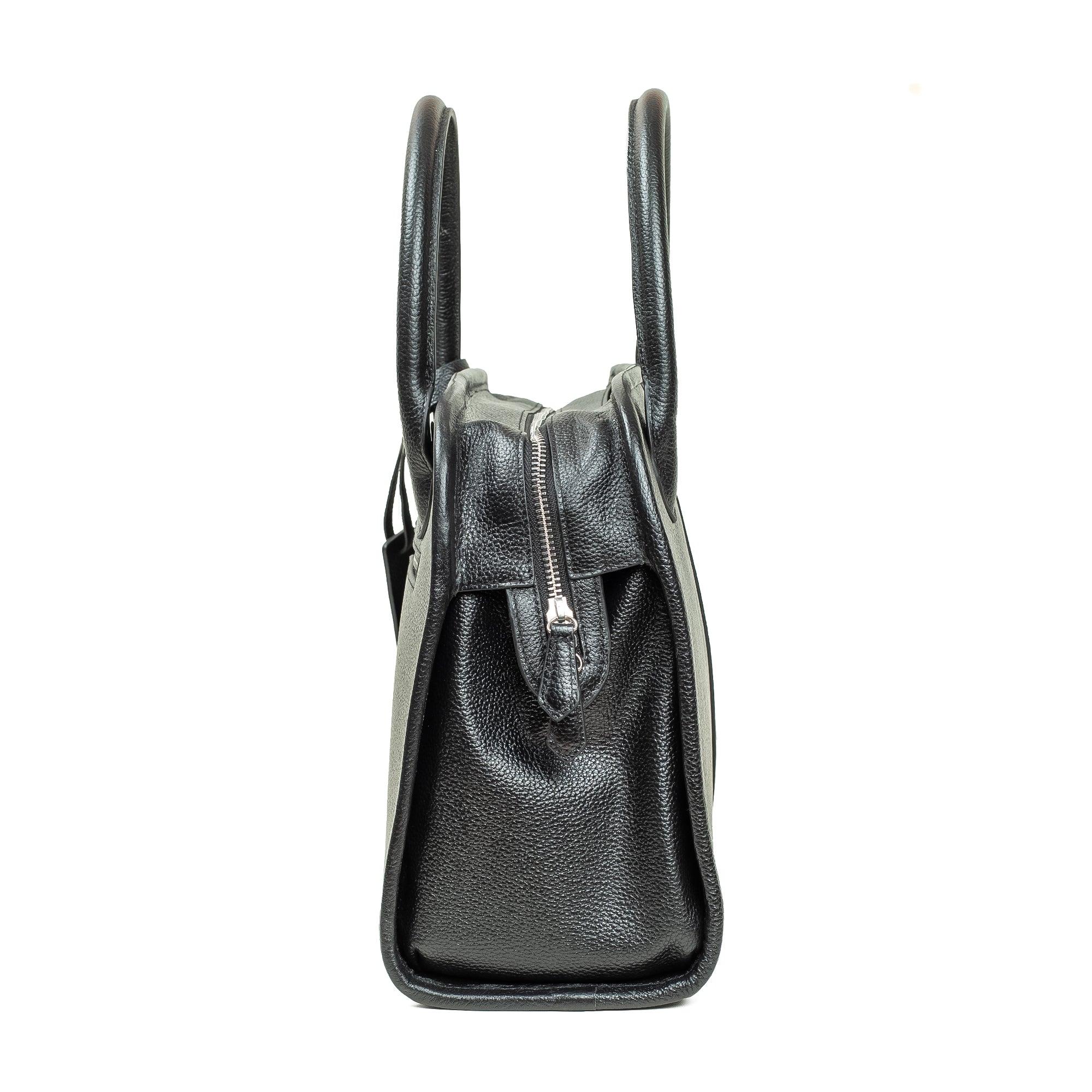 VIBRANT LADIES BLACK LEATHER BAG - Vibrantbd.com